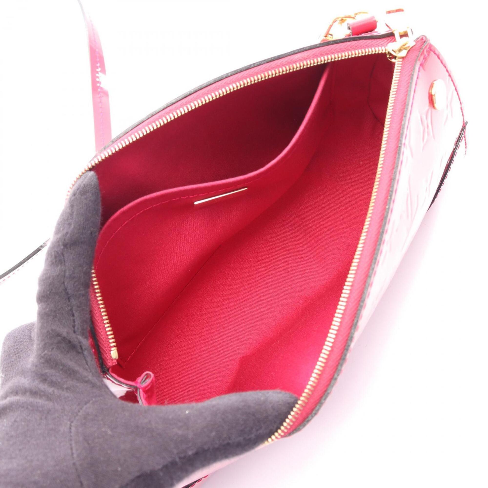 Louis Vuitton Indian Rose Pink Vernis Leather Handbag Shoulder Bag (Pre-Owned)