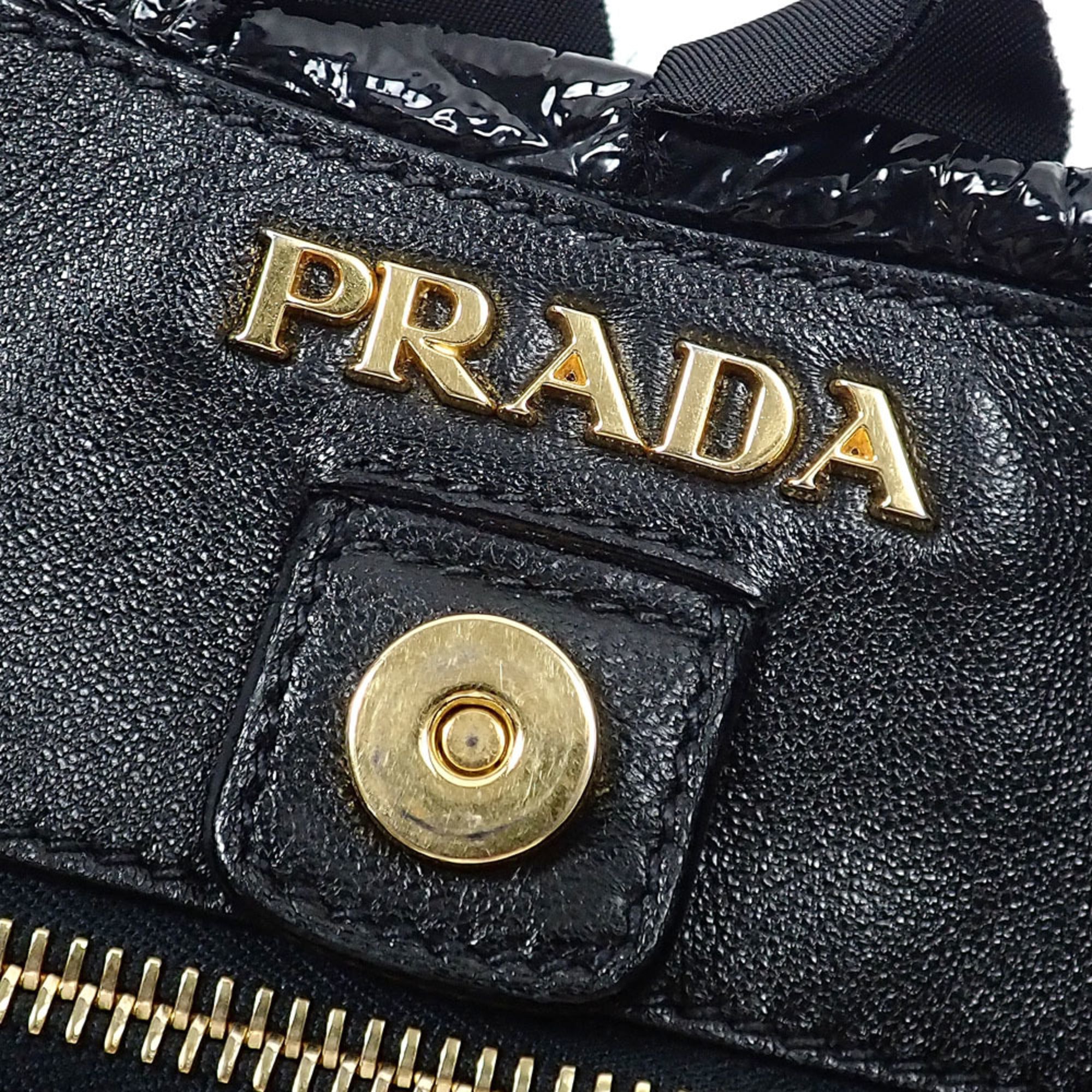 Prada Black Nylon Handbag (Pre-Owned)