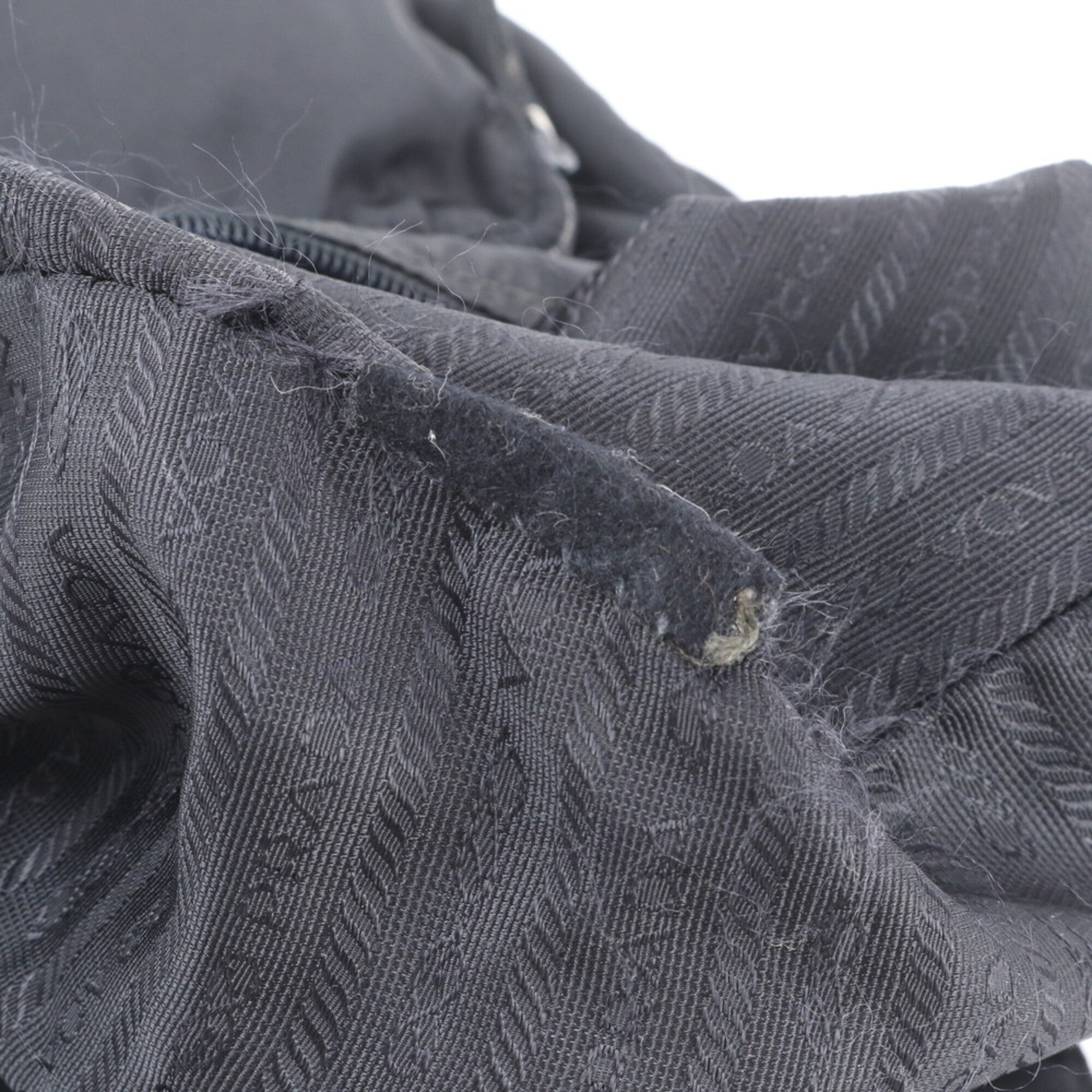 Prada Black Nylon Leather Shoulder Bag (Pre-Owned)