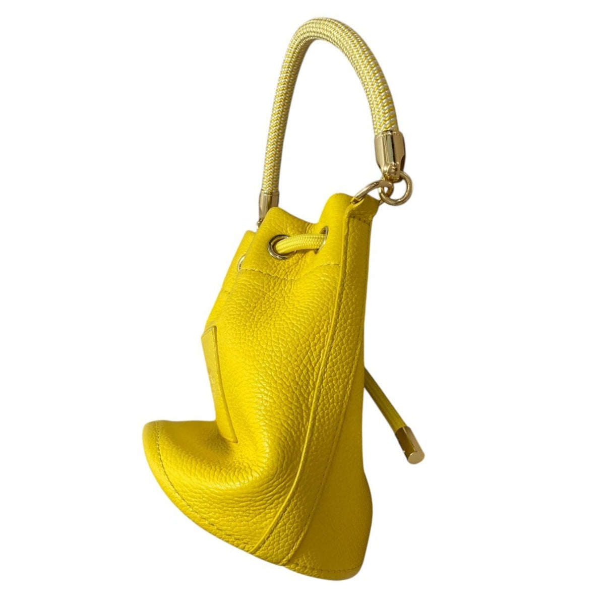 Marc Jacobs White Yellow Leather Shoulder Bag (Pre-Owned)