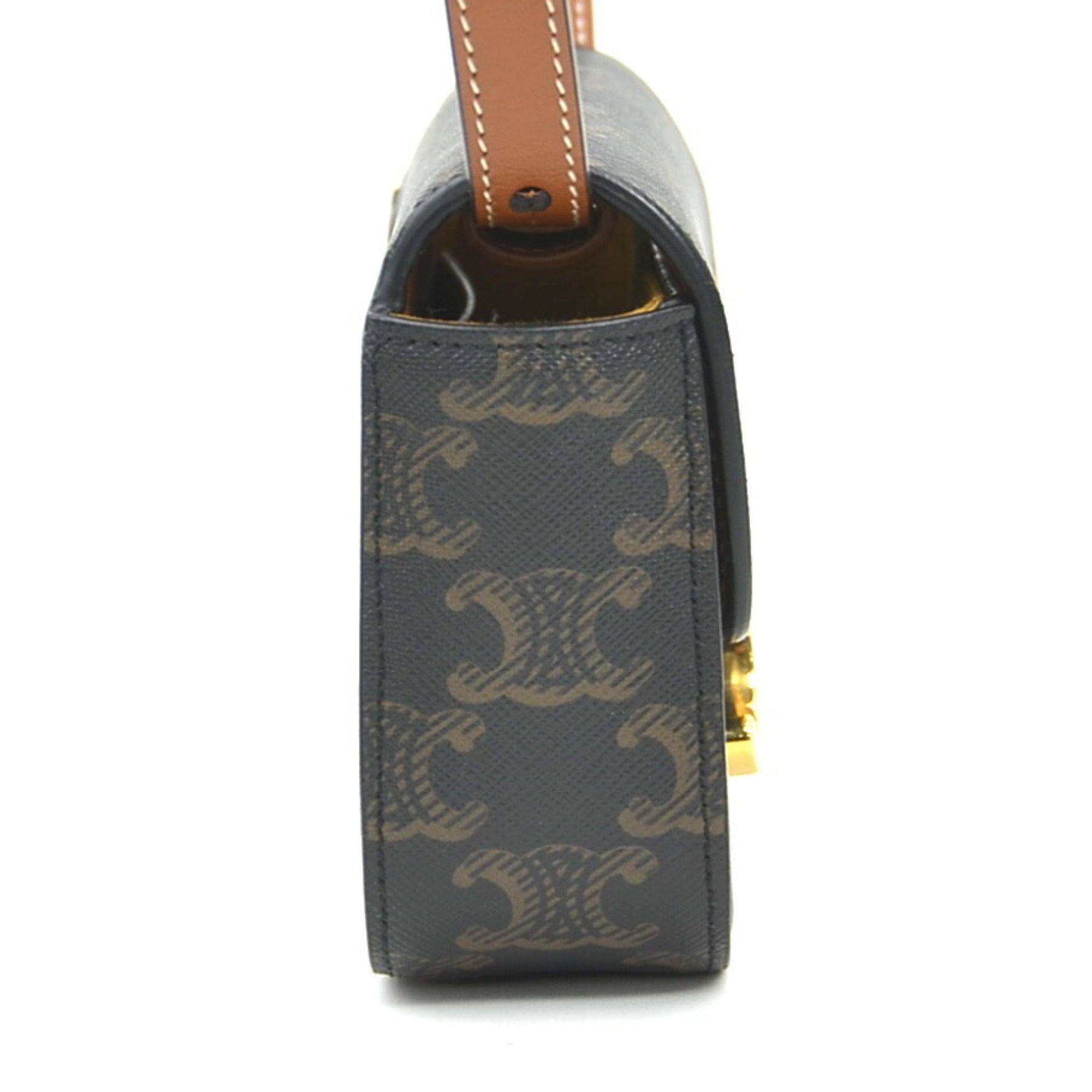 Celine Brown Pvc Shoulder Bag (Pre-Owned)