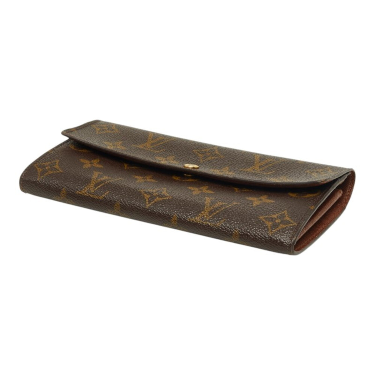 Louis Vuitton Brown Pvc Long Wallet (Bi-Fold) (Pre-Owned)