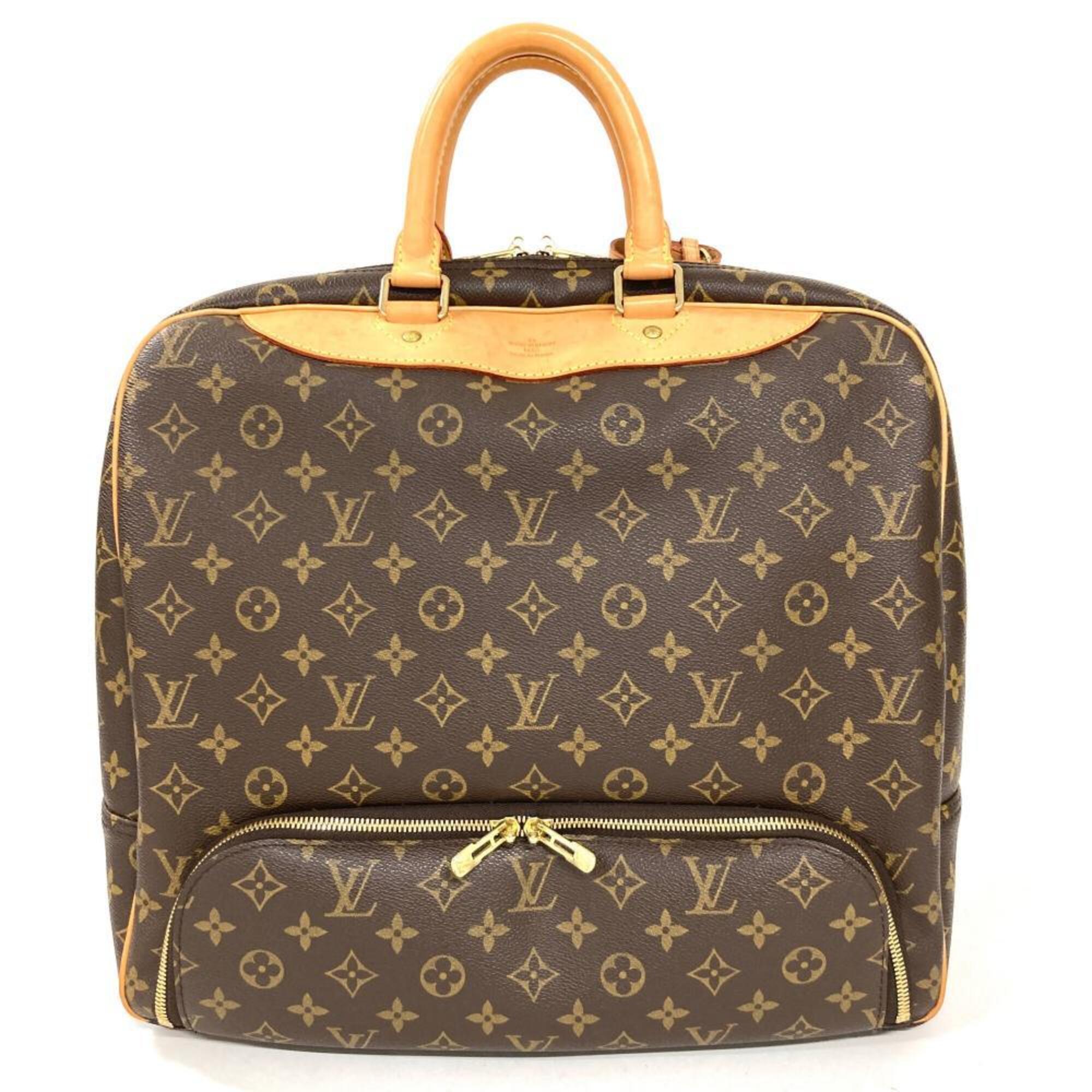 Louis Vuitton Brown Monogram Canvas Boston Bag (Pre-Owned)