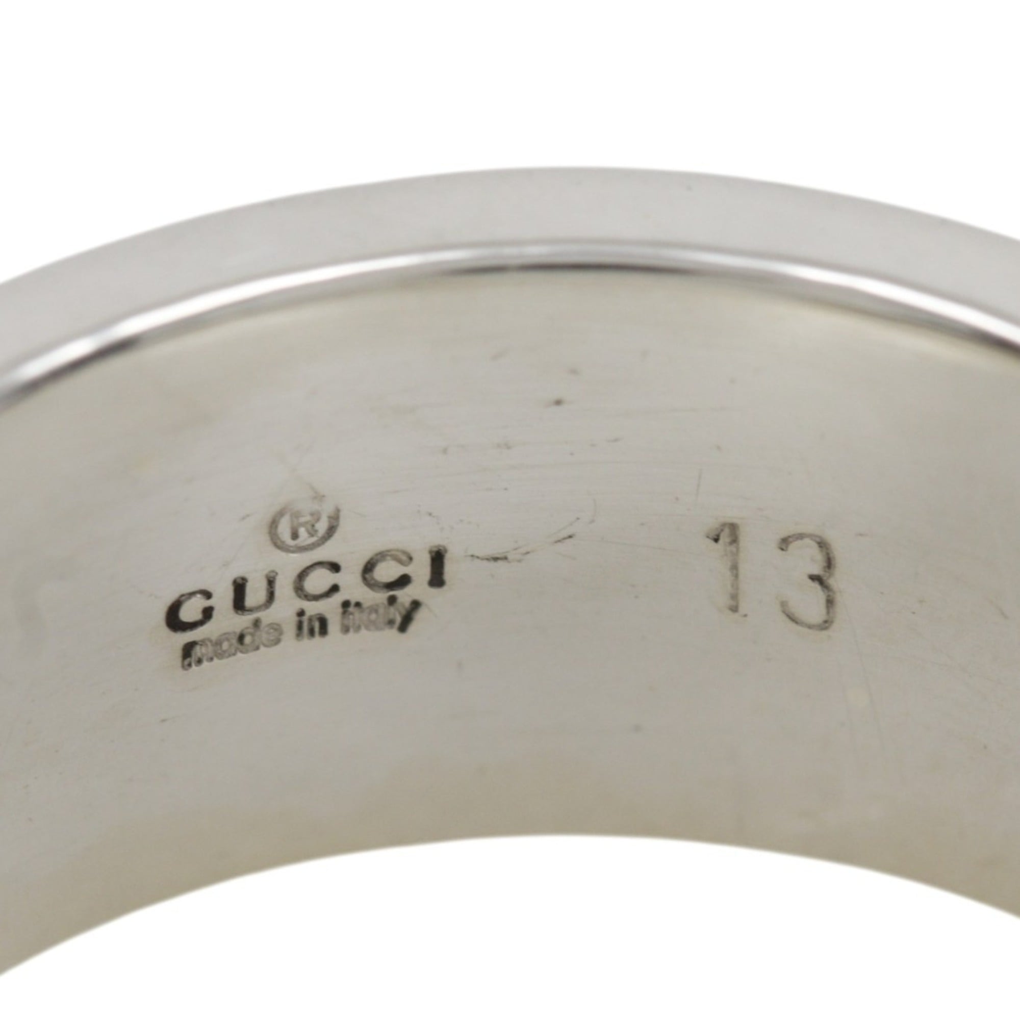 Gucci Silver 925 Band Ring (Pre-Owned)