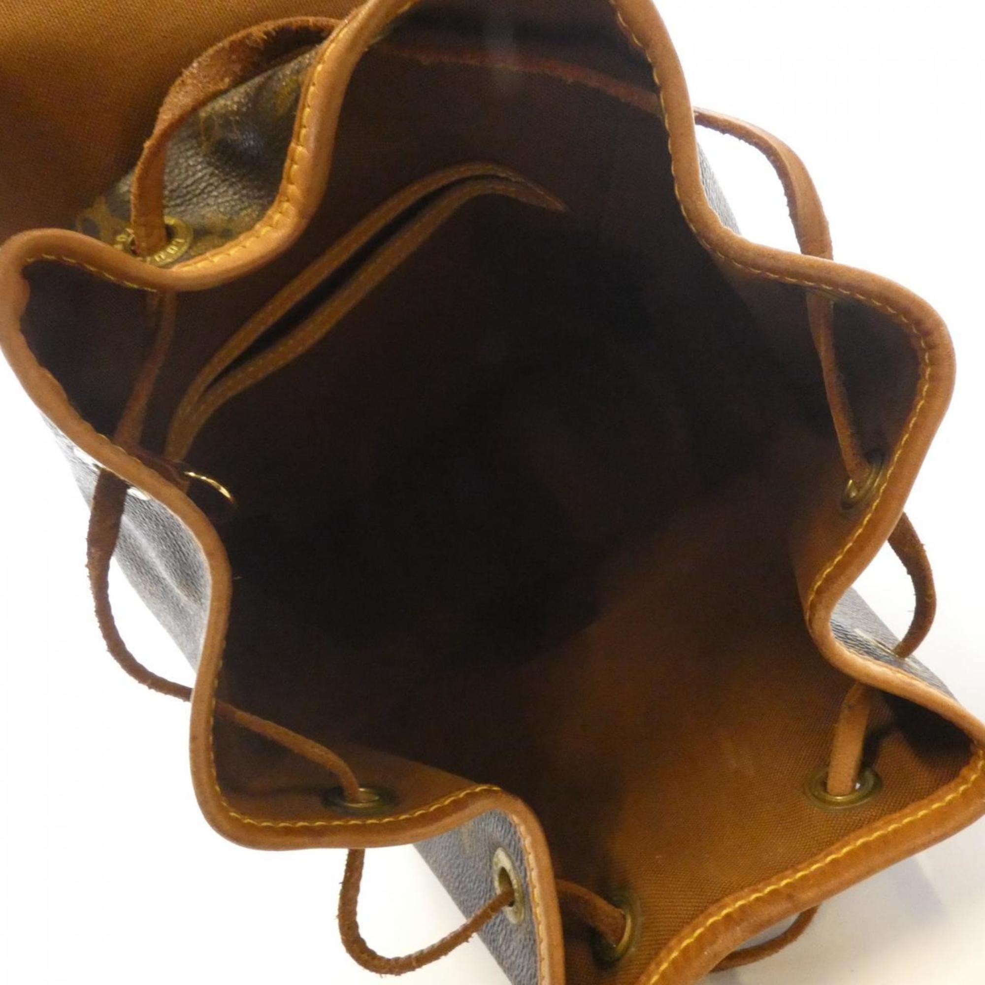Louis Vuitton Brown Coated Canvas Backpack (Pre-Owned)