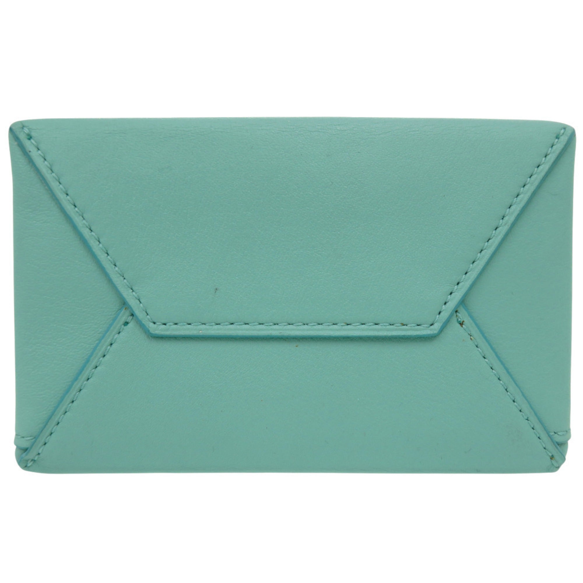 Tiffany Light Blue Tiffany Blue Leather Handbag (Pre-Owned)