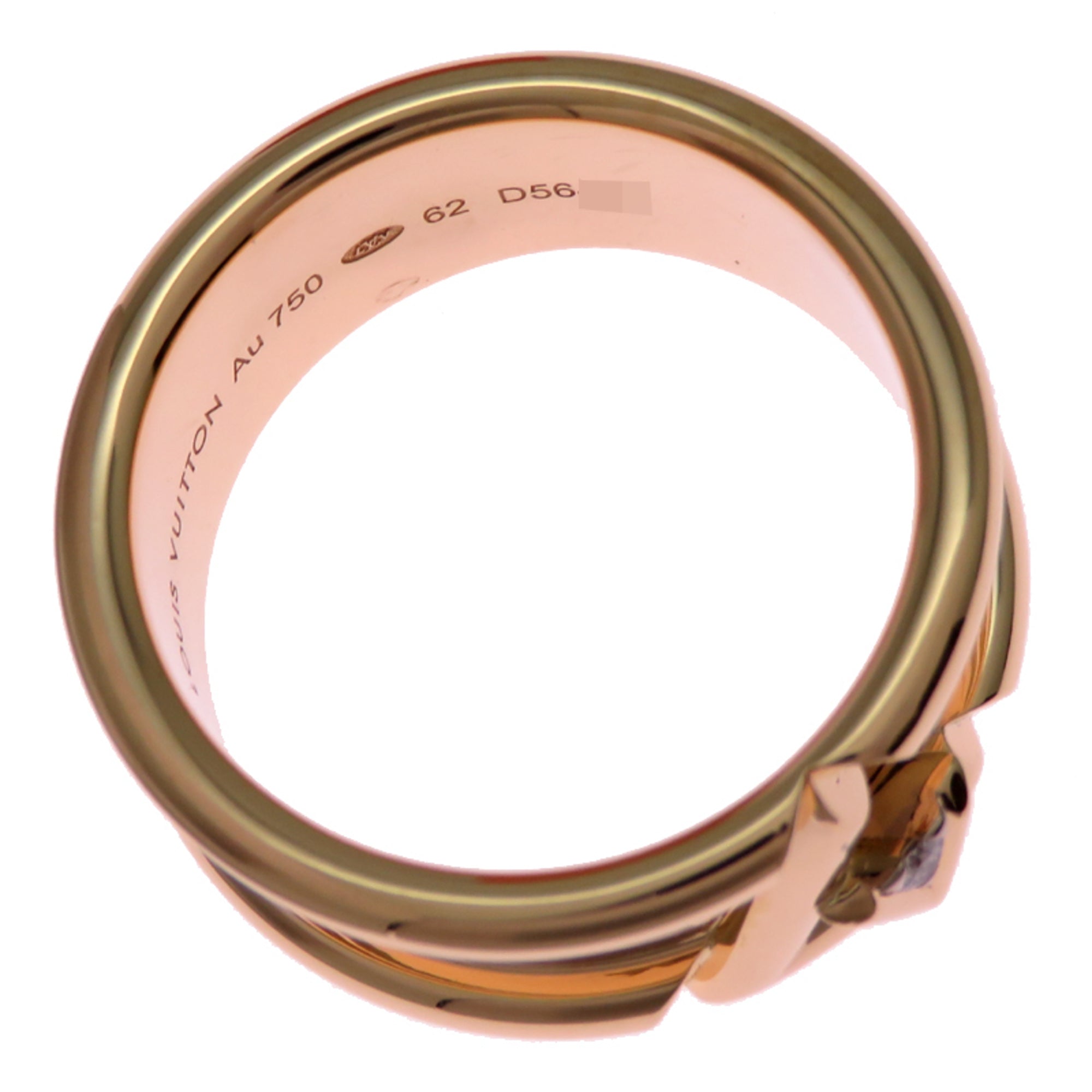 Louis Vuitton Yellow Gold (18K) Band Ring (Pre-Owned)