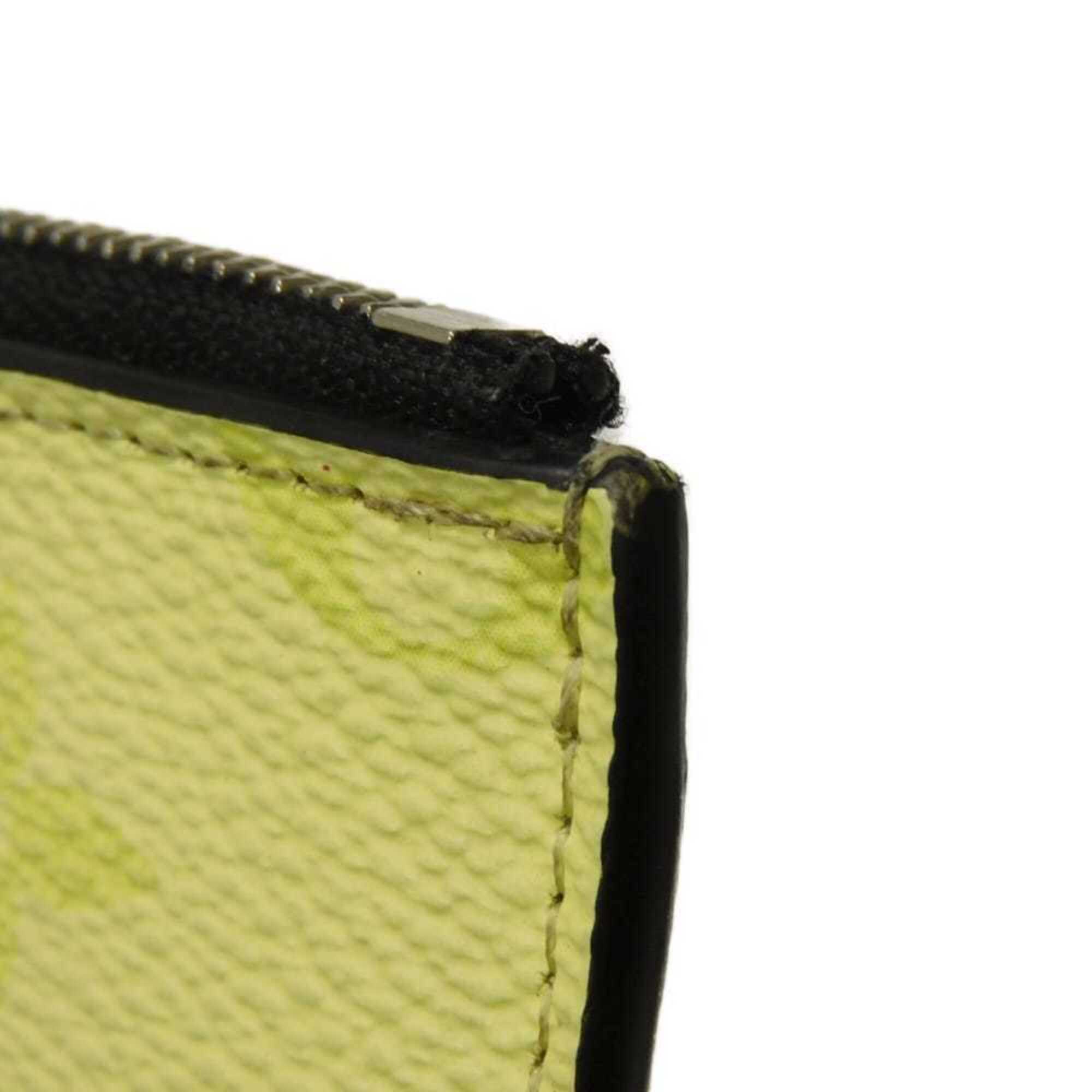 Louis Vuitton Yellow Taigarama Coin Purse/Coin Case (Pre-Owned)