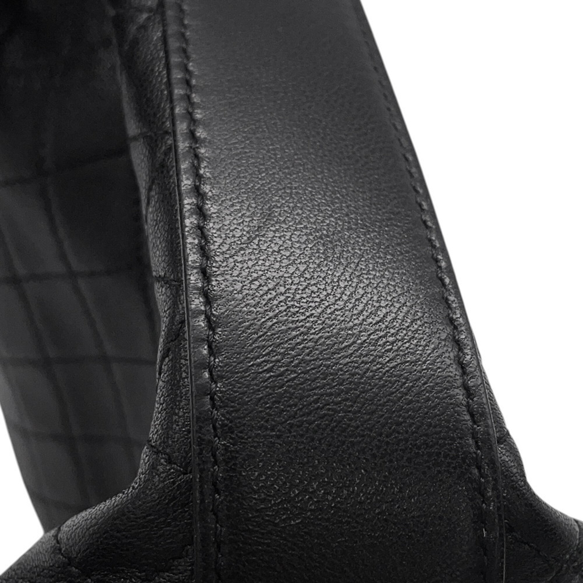 Saint Laurent Black Leather Handbag Shoulder Bag (Pre-Owned)