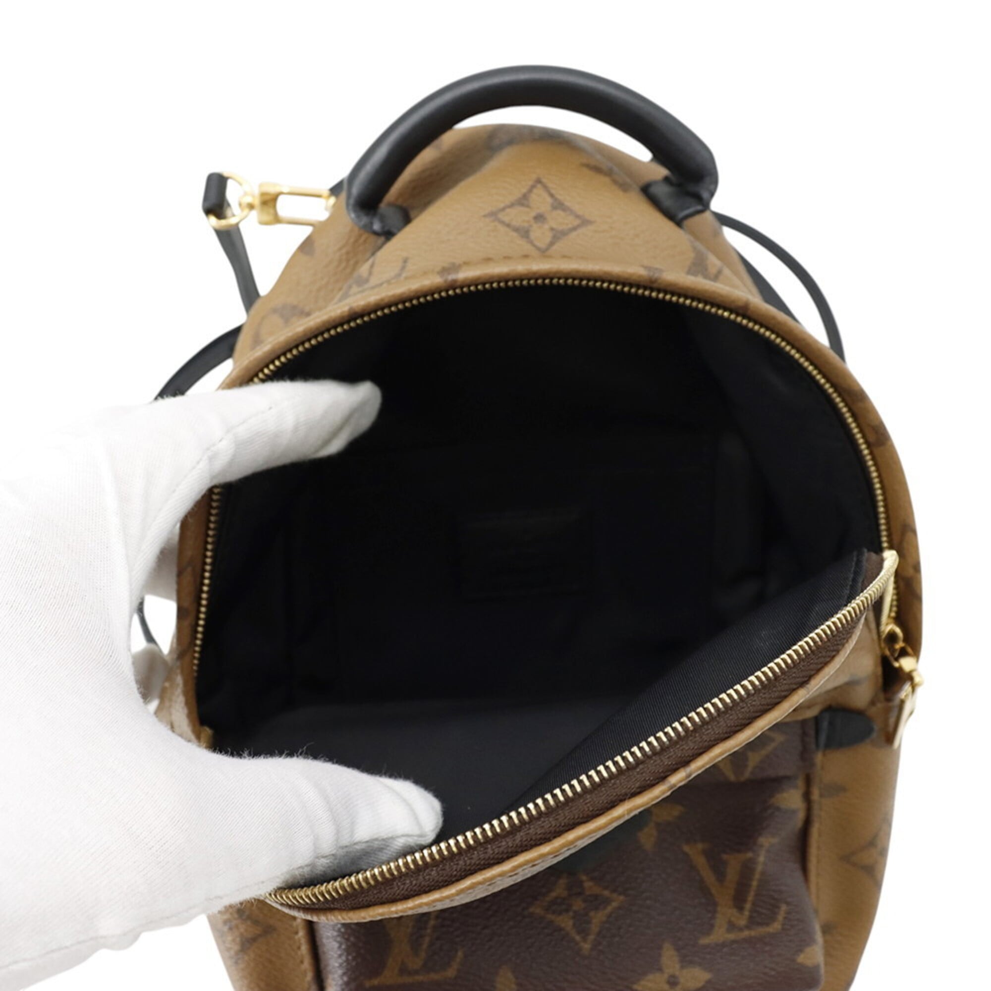 Louis Vuitton Monogram Reverse Black Noir Monogram Reverse Backpack (Pre-Owned)