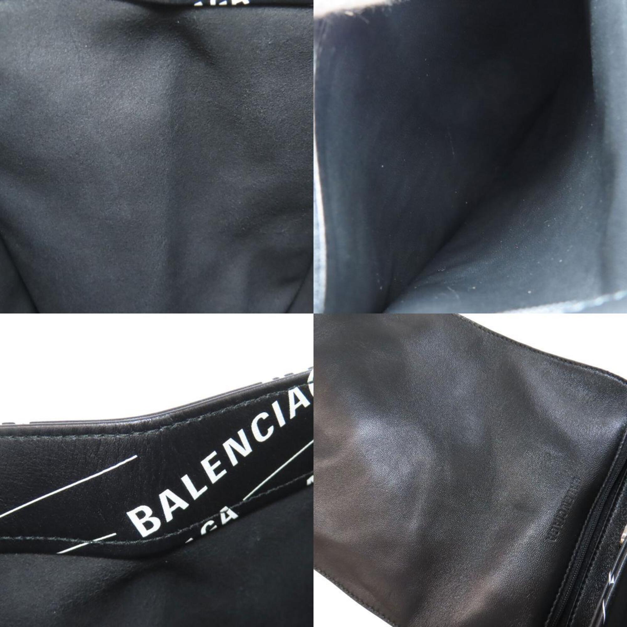 Balenciaga Black Leather Tote Bag (Pre-Owned)