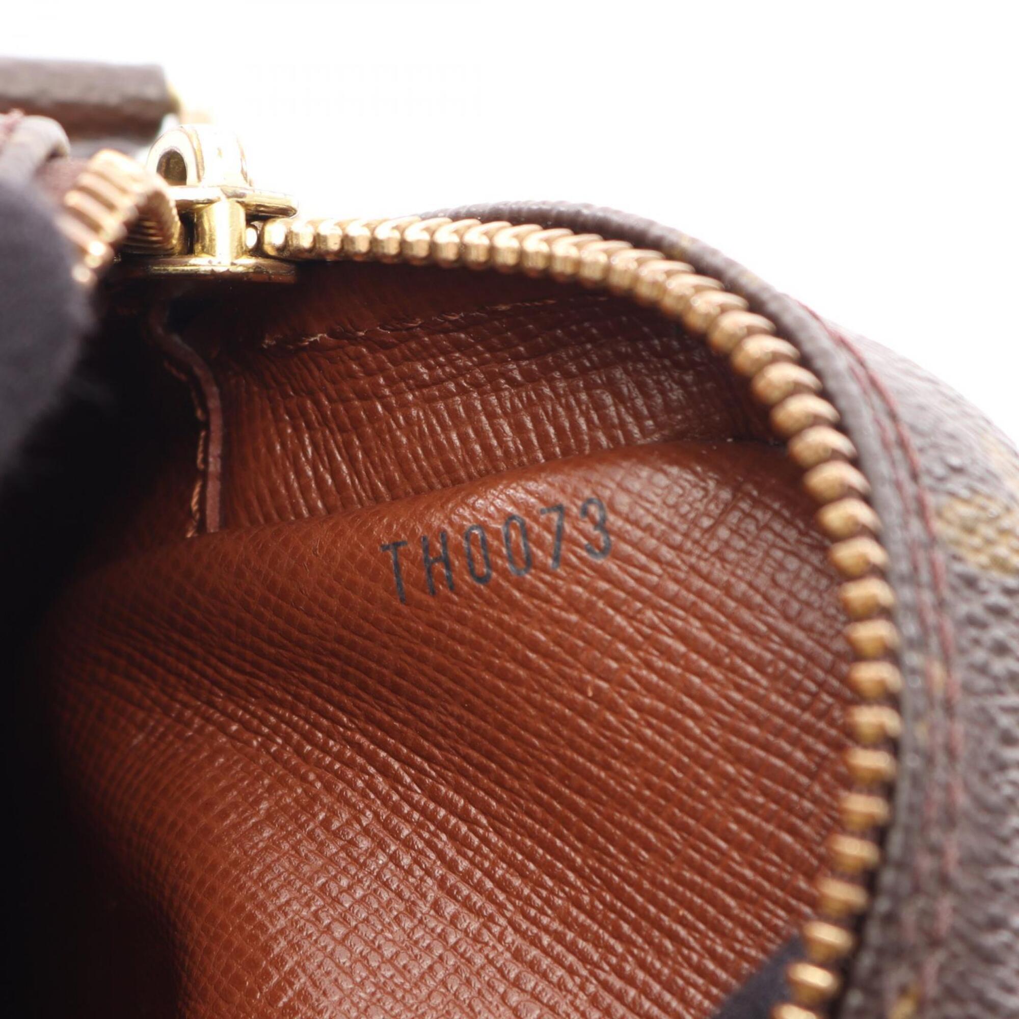 Louis Vuitton Brown Coated Canvas Pvc Monogram Leather Handbag Shoulder Bag (Pre-Owned)