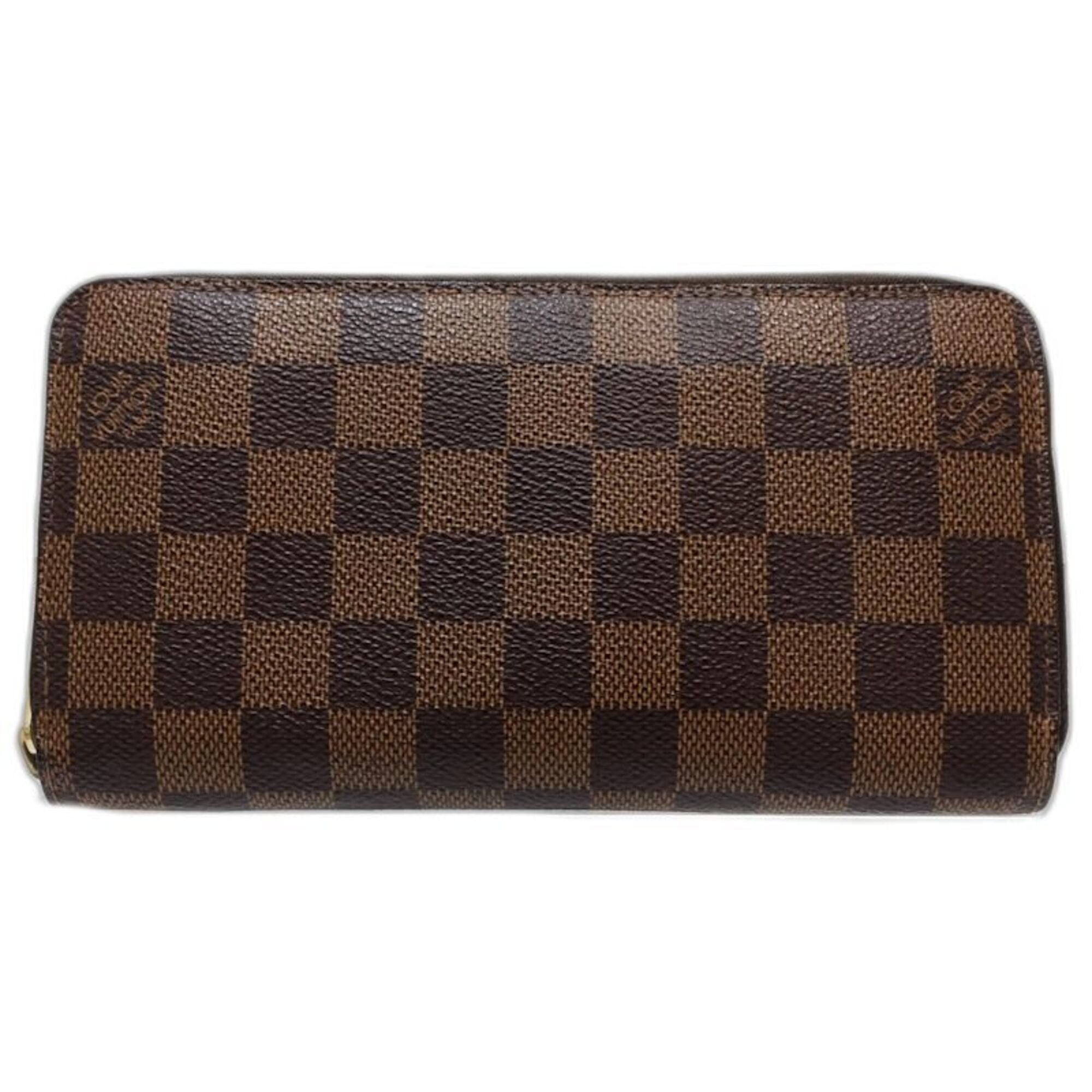 Louis Vuitton Ebene Canvas Long Wallet (Bi-Fold) (Pre-Owned)