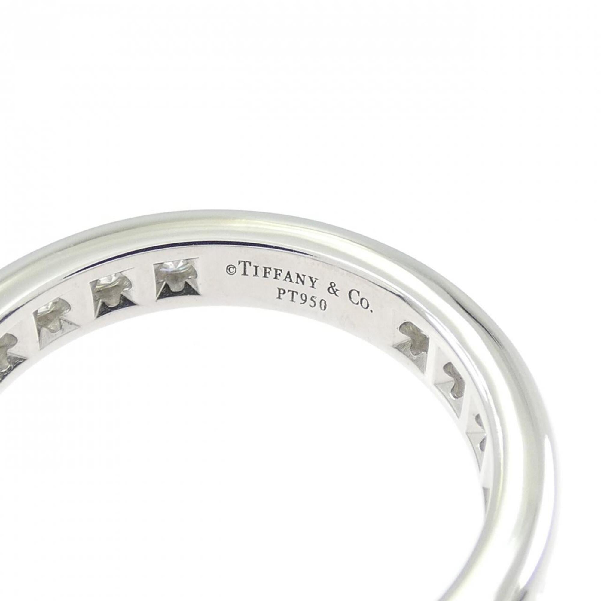 Tiffany Platinum Platinum 950 Band Ring (Pre-Owned)