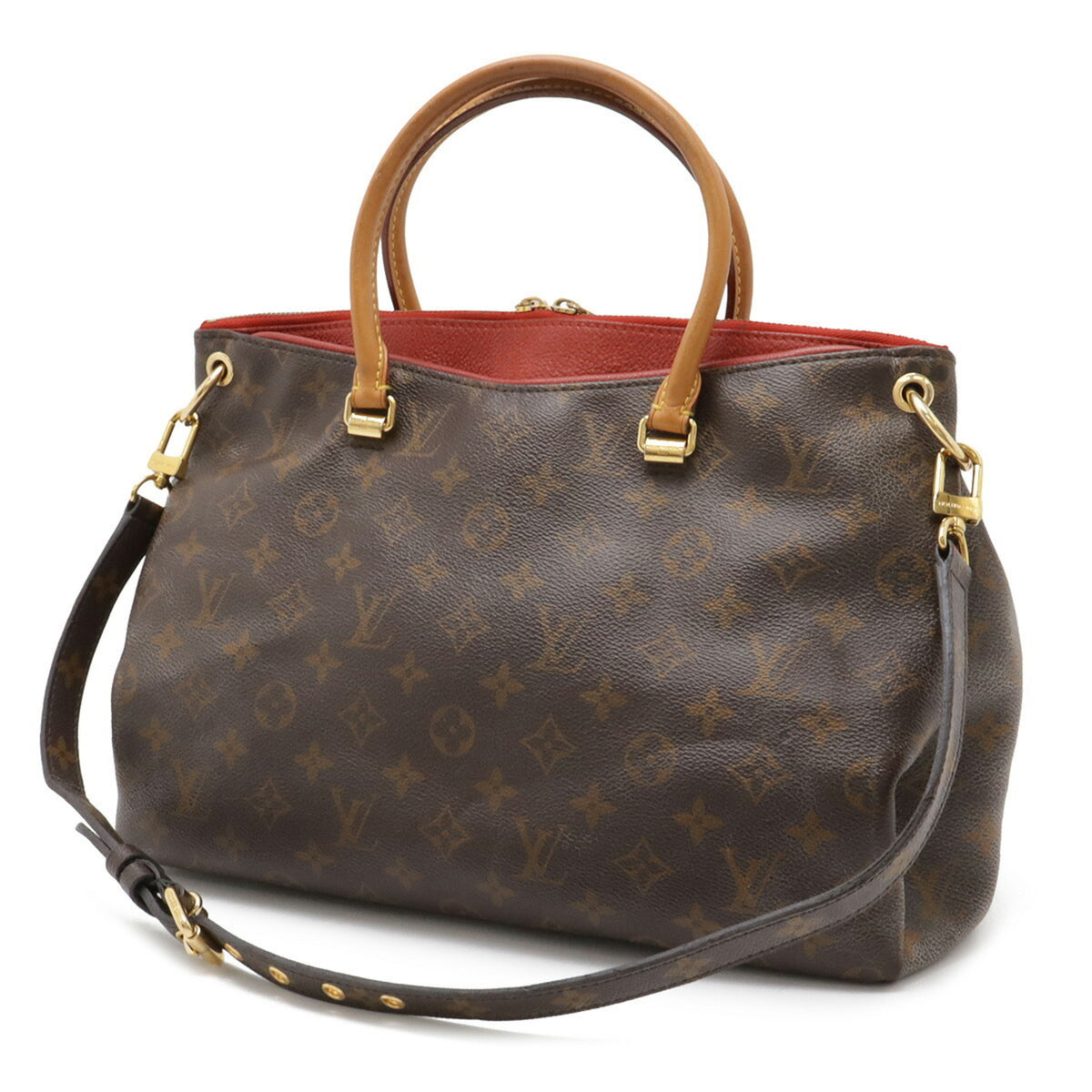 Louis Vuitton Cerise Monogram Red Color Monogram Handbag Shoulder Bag (Pre-Owned)