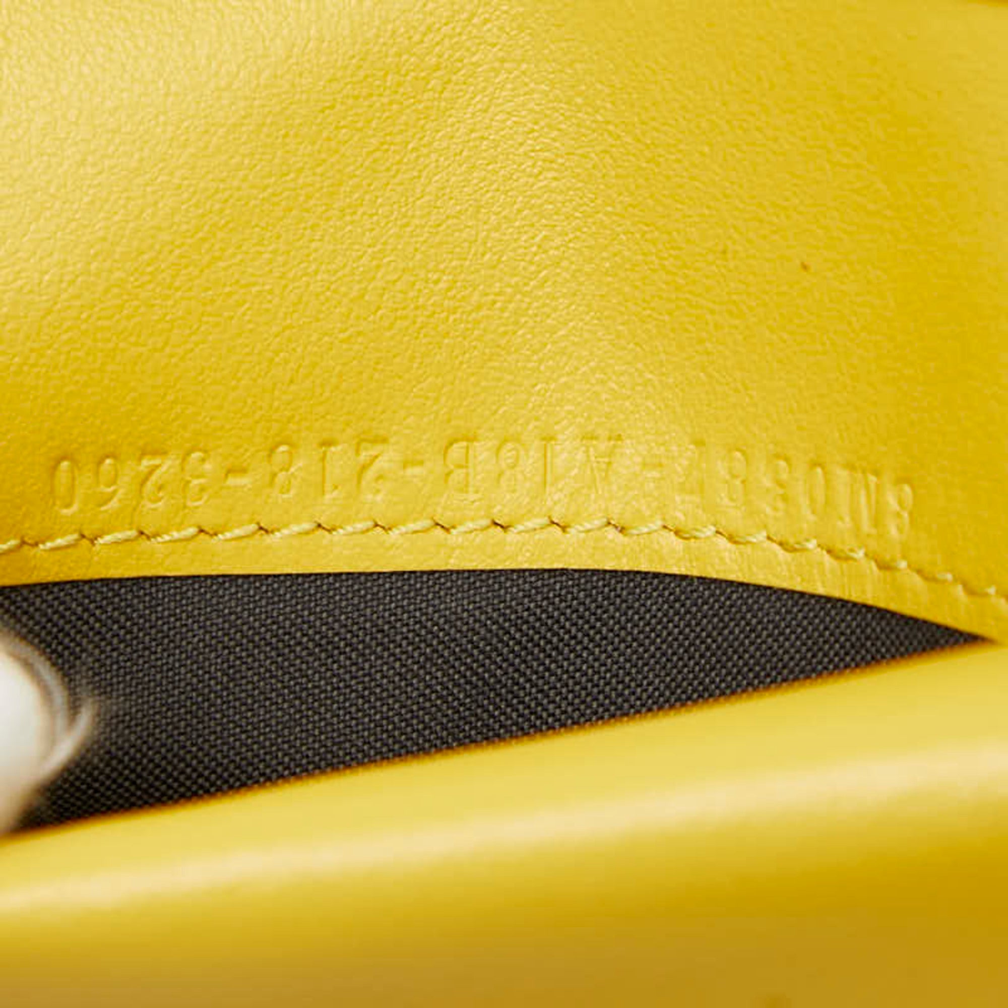 Fendi Yellow Leather Wallet (Bi-Fold) (Pre-Owned)