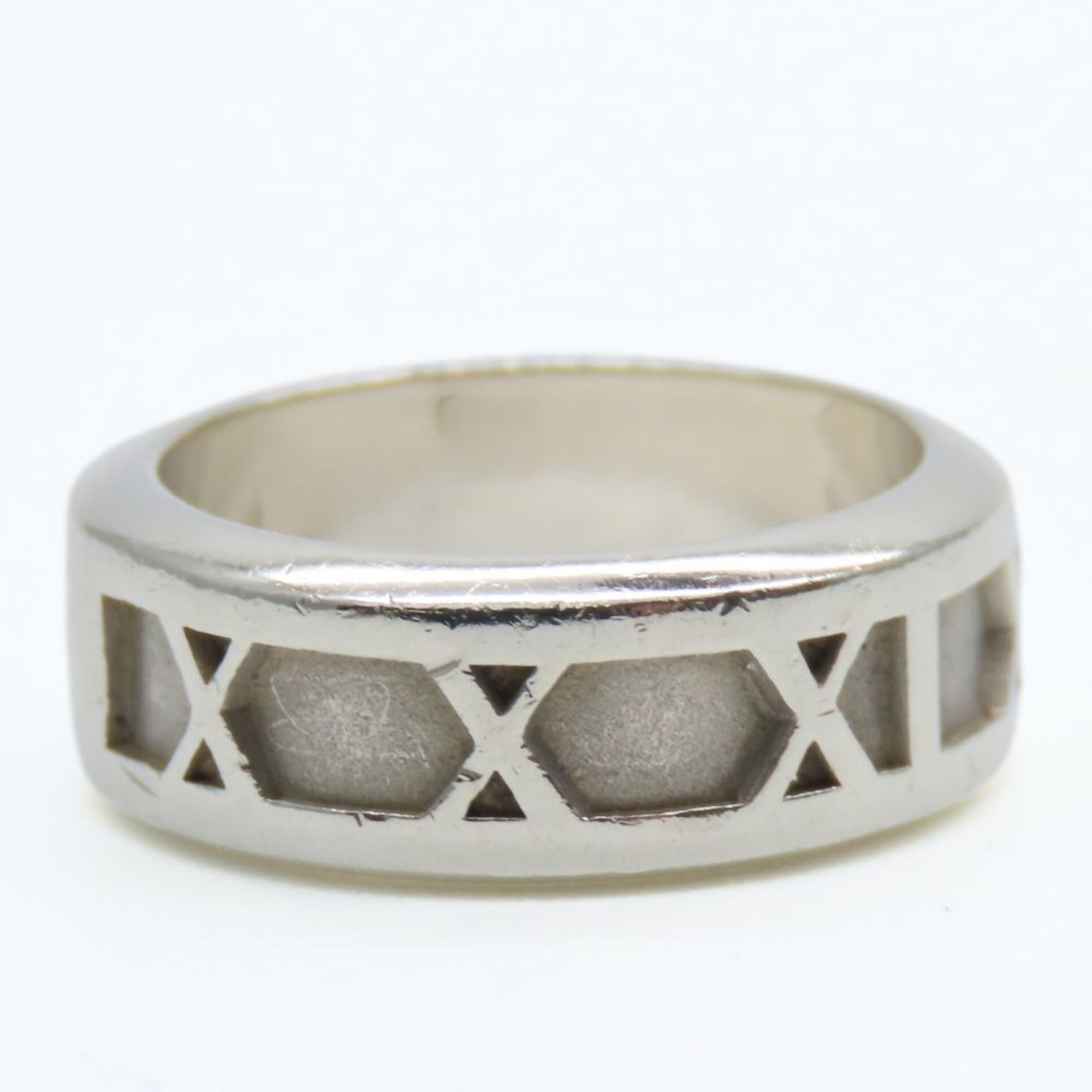 Tiffany Silver Silver 925 Band Ring (Pre-Owned)