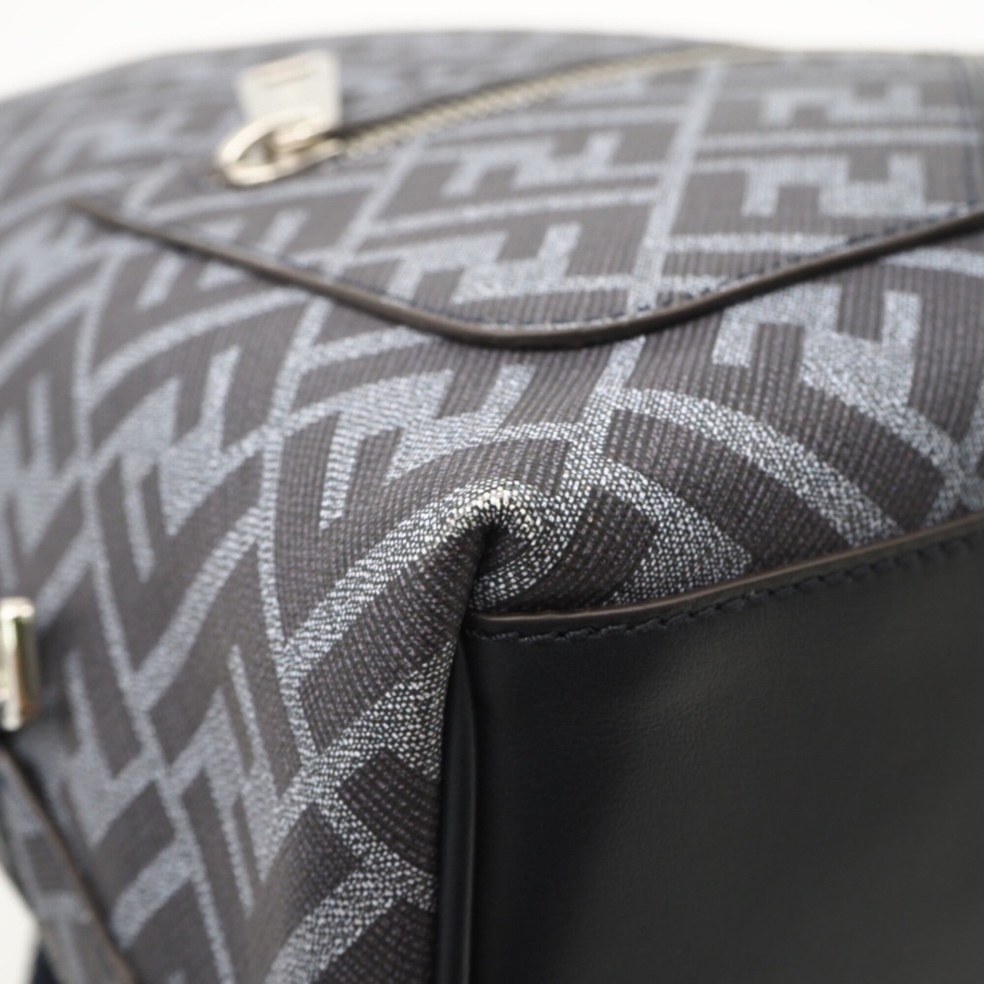 Fendi Blue Coated Canvas Backpack (Pre-Owned)