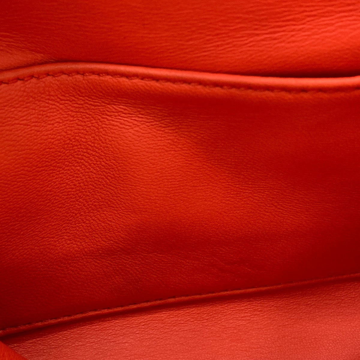 Fendi Orange Leather Handbag (Pre-Owned)