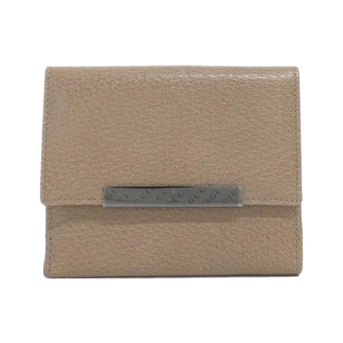 Gucci Beige Leather Wallet (Bi-Fold) (Pre-Owned)