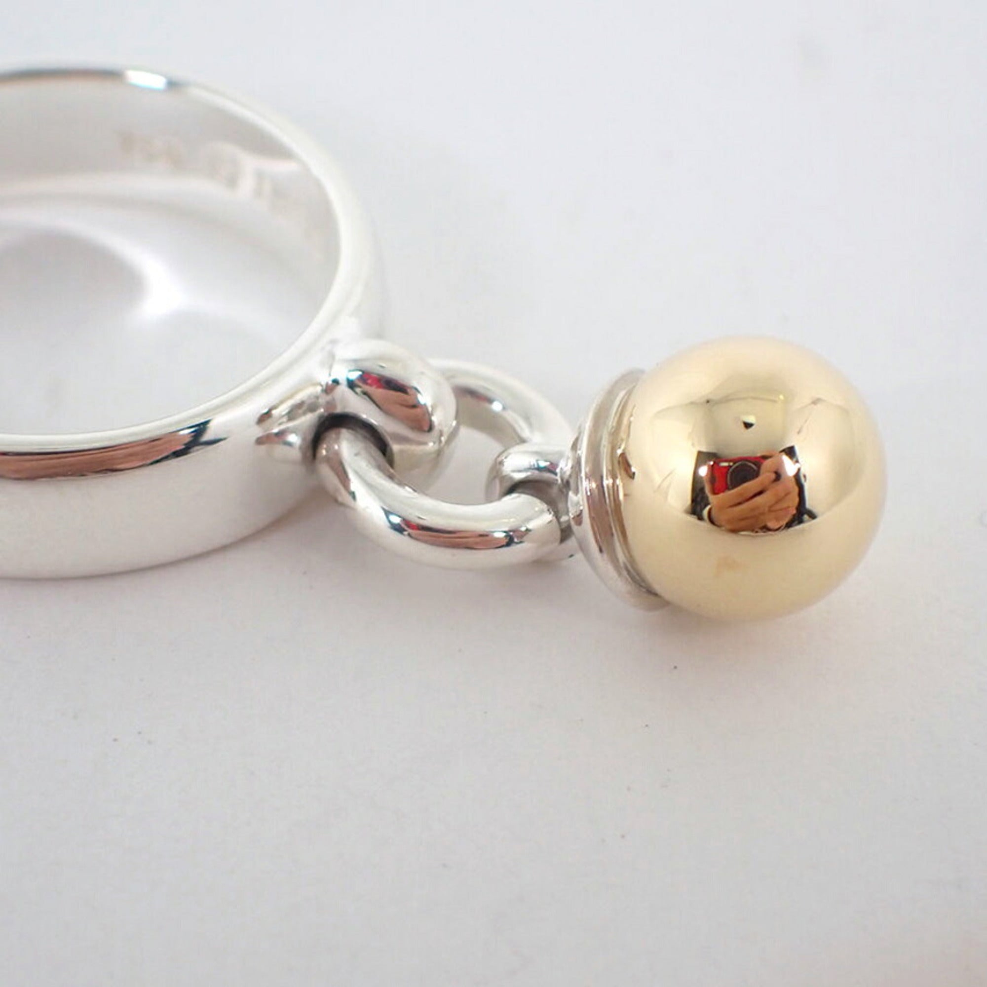 Tiffany Yellow Gold (18K) Sterling Silver 925 Band Ring (Pre-Owned)