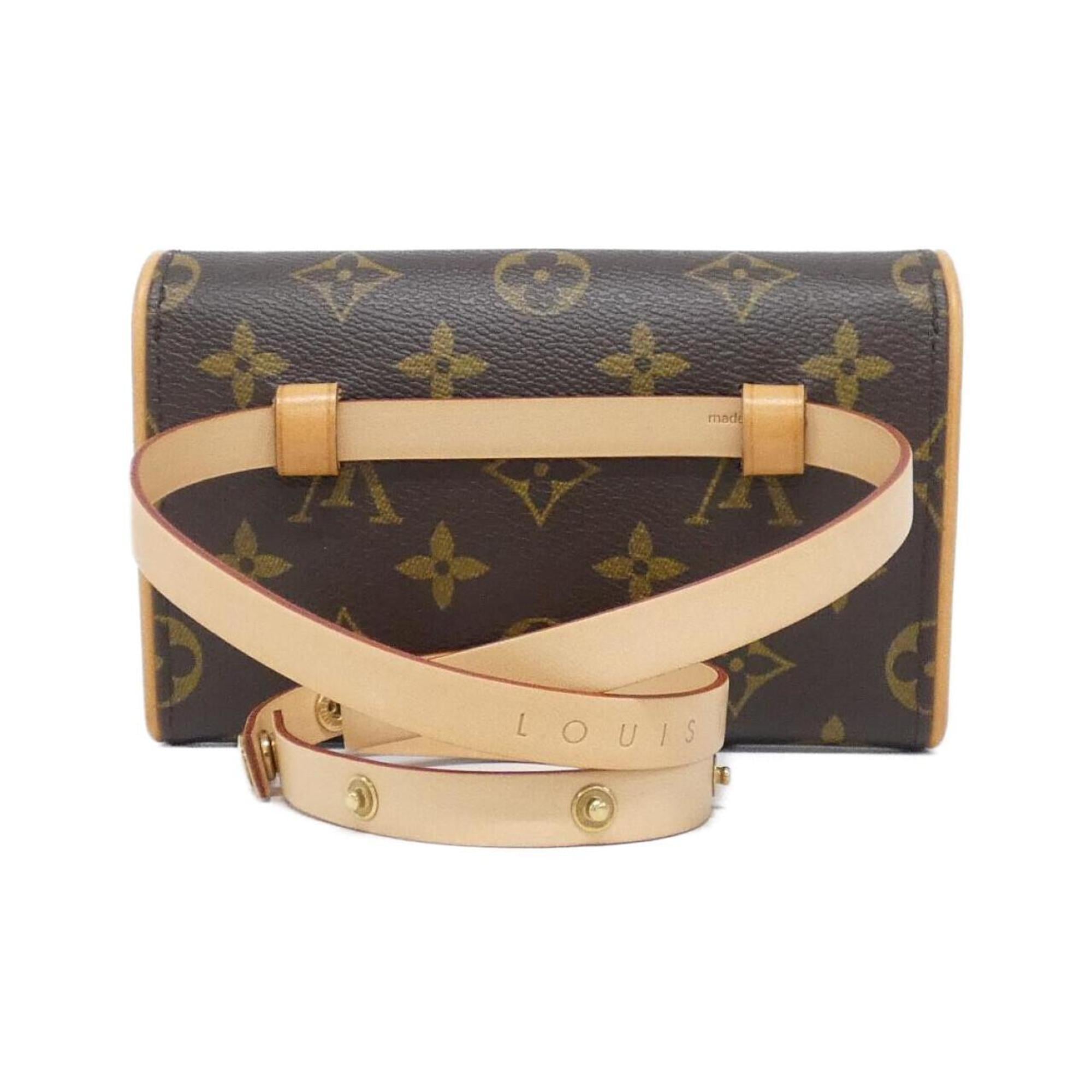 Louis Vuitton Marron Coated Canvas Fanny Pack Pochette (Pre-Owned)