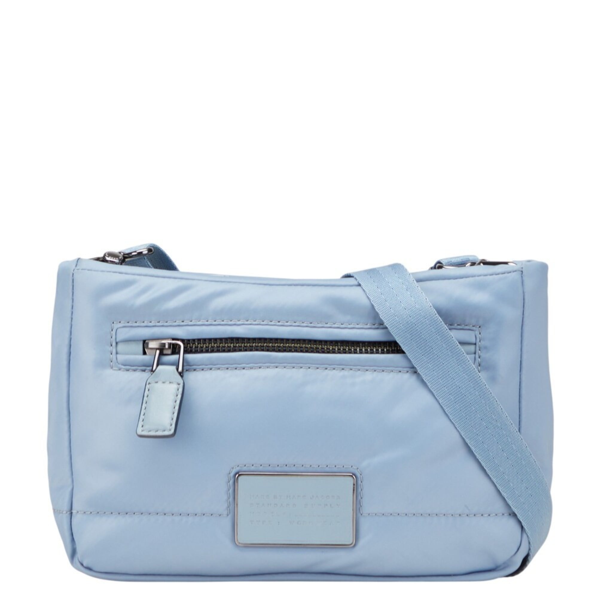 Marc Jacobs Blue Nylon Leather Shoulder Bag (Pre-Owned)