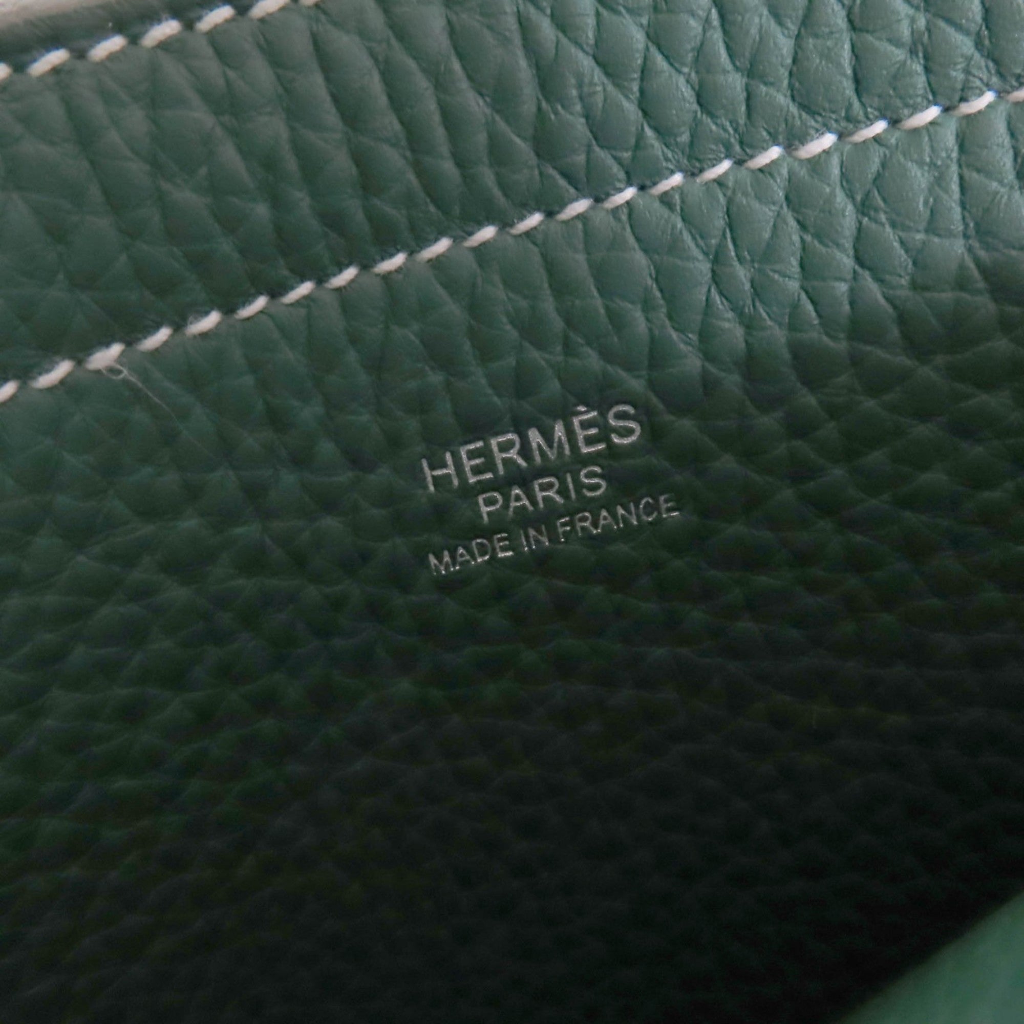 Hermes Taurillon Clemence Leather Tote Bag (Pre-Owned)