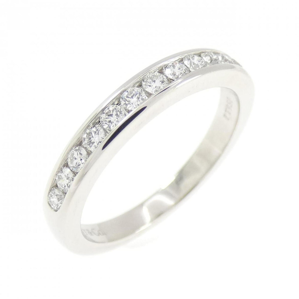 Tiffany Platinum Platinum 950 Band Ring (Pre-Owned)