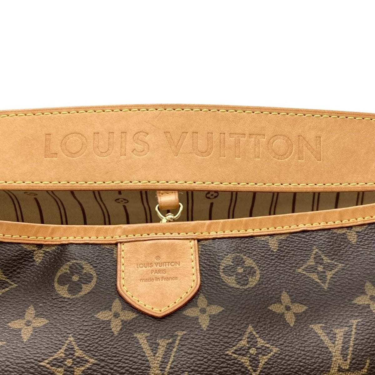 Louis Vuitton Brown Monogram Canvas Shoulder Bag (Pre-Owned)