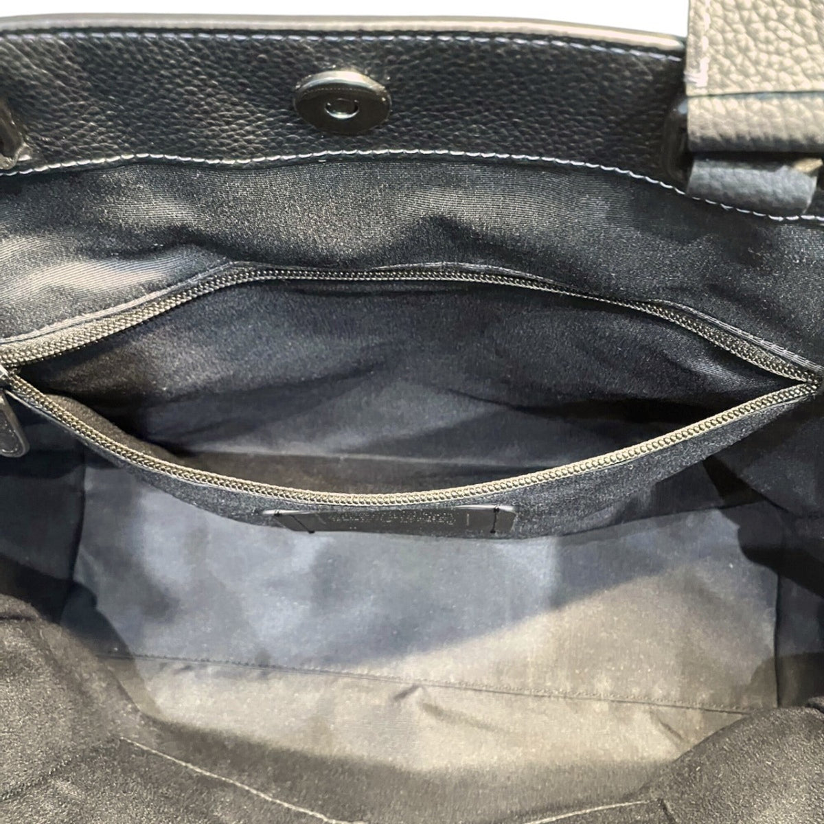 Coach Gray Pvc Leather Tote Bag (Pre-Owned)