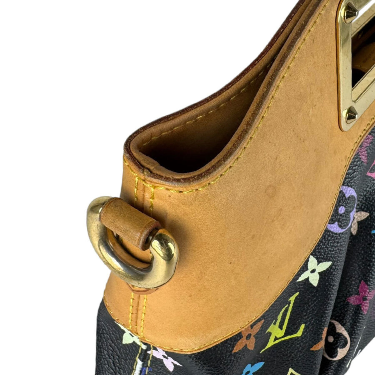 Louis Vuitton Multi-Color Noir Monogram Multicolore Handbag Shoulder Bag (Pre-Owned)