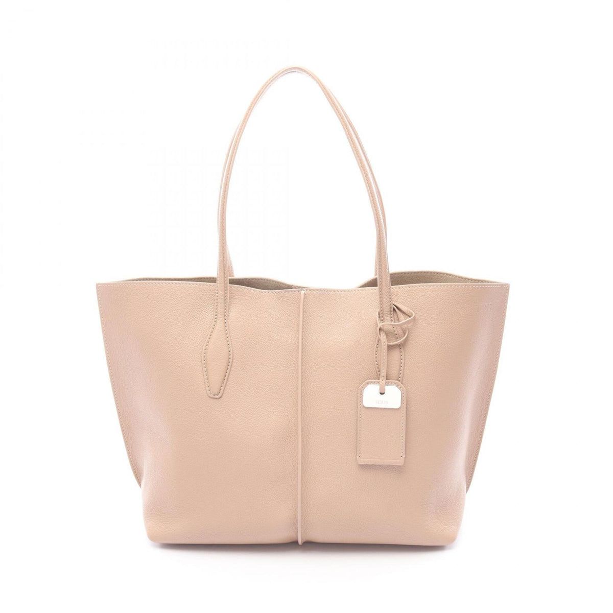 Tod's Pink Leather Handbag Tote Bag (Pre-Owned)