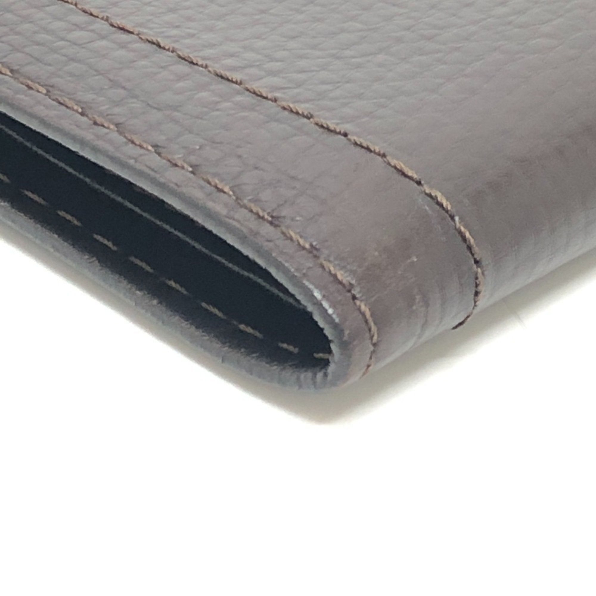 Louis Vuitton Coffee Utah Leather Coin Purse/Coin Case (Pre-Owned)