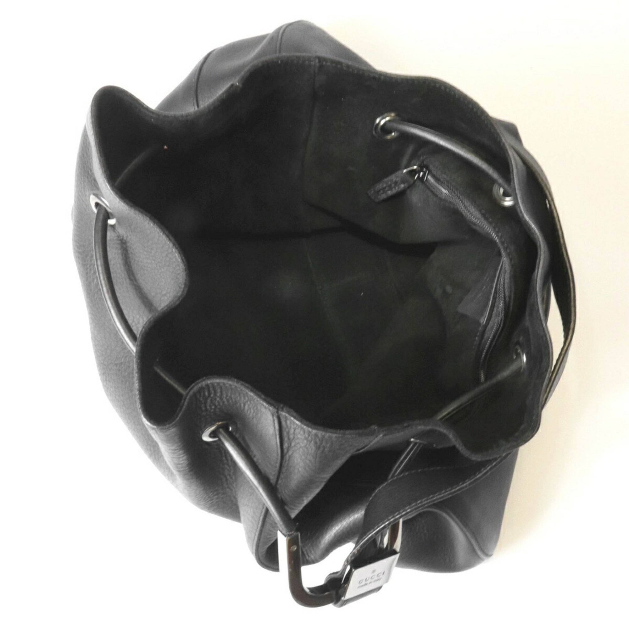 Gucci Black Leather Shoulder Bag (Pre-Owned)