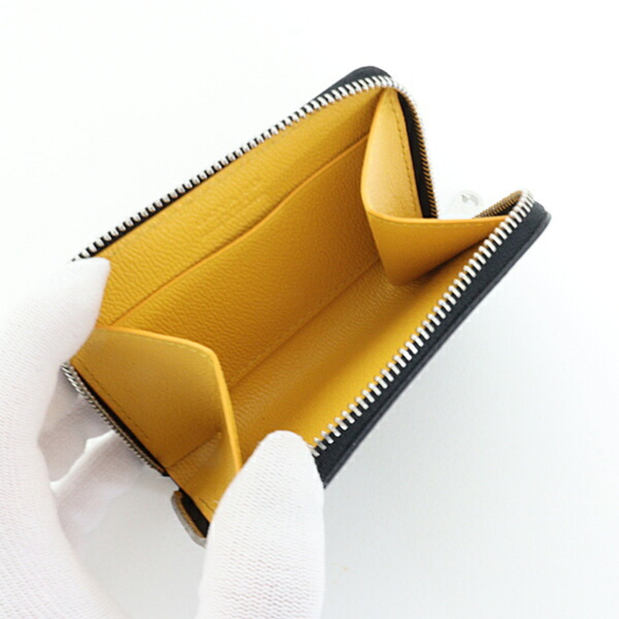 Goyard Black Yellow Coin Purse/Coin Case (Pre-Owned)