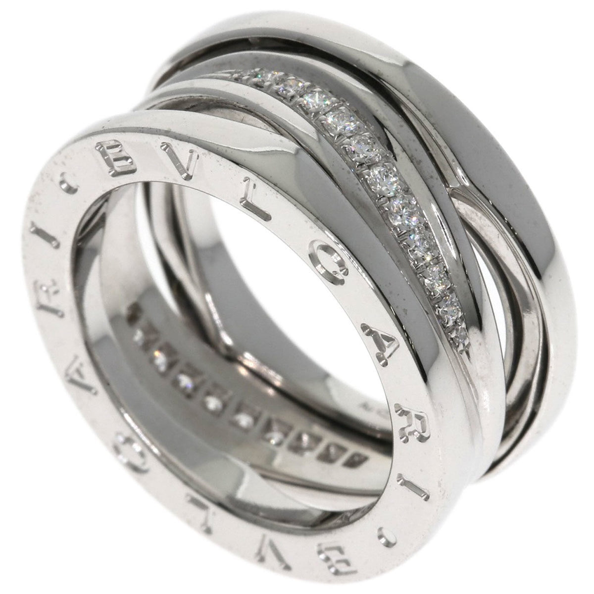 Bvlgari White Gold (18K) Band Ring (Pre-Owned)
