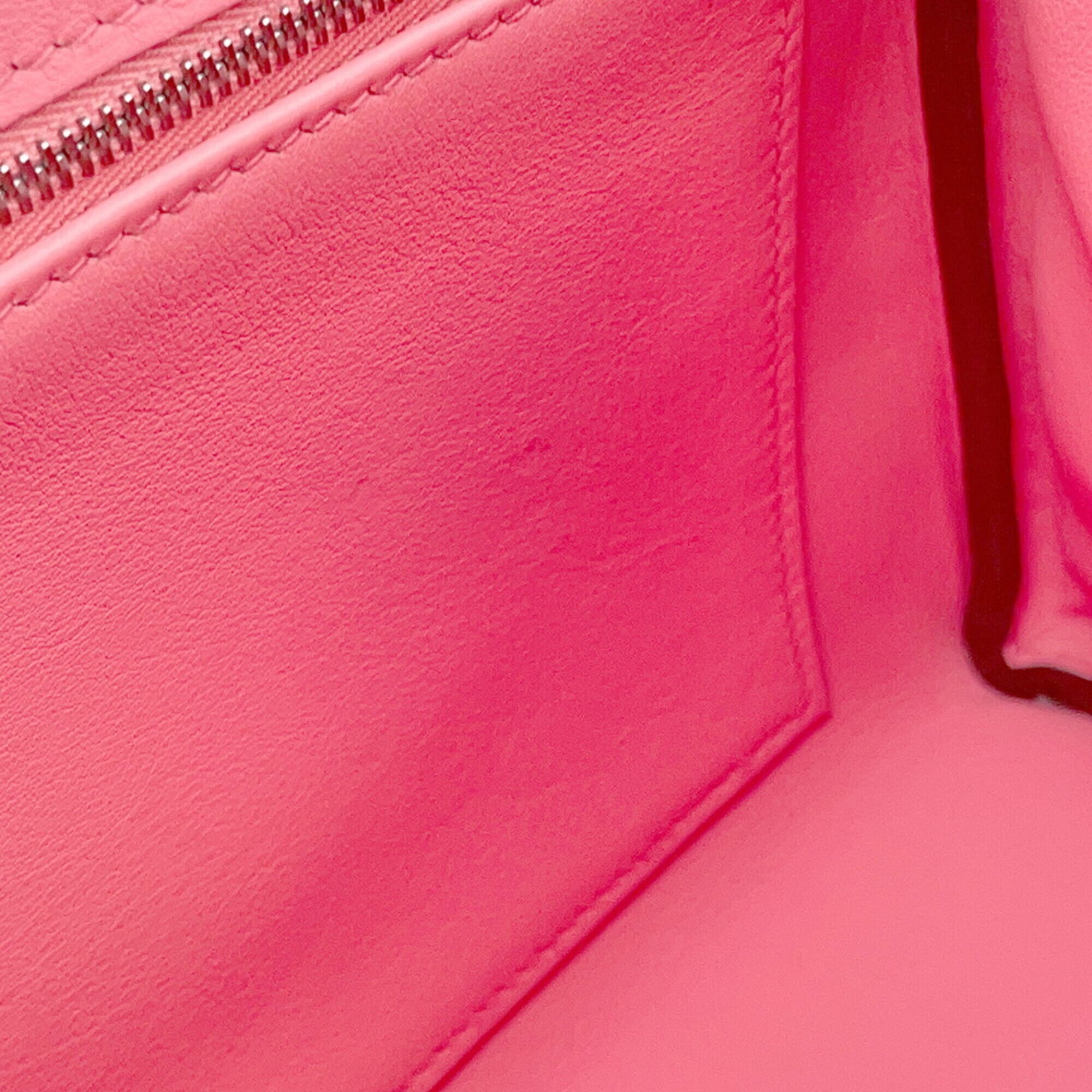 Hermes Kelly Rose Azalee Swift Leather Handbag (Pre-Owned)