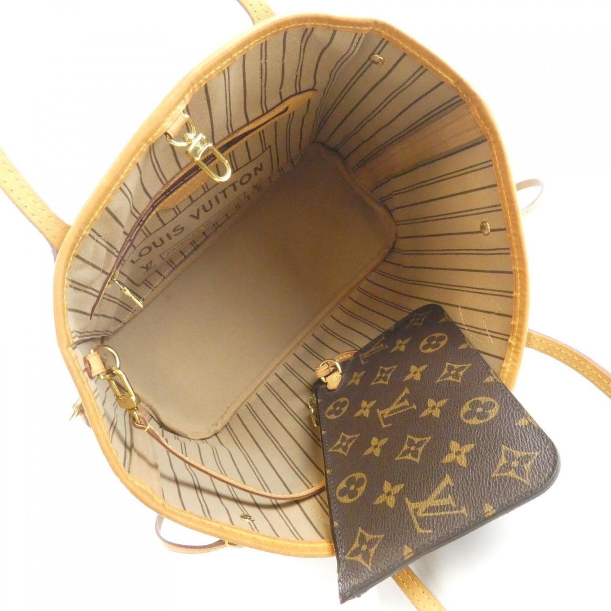 Louis Vuitton Monogram Marron Coated Canvas Handbag (Pre-Owned)