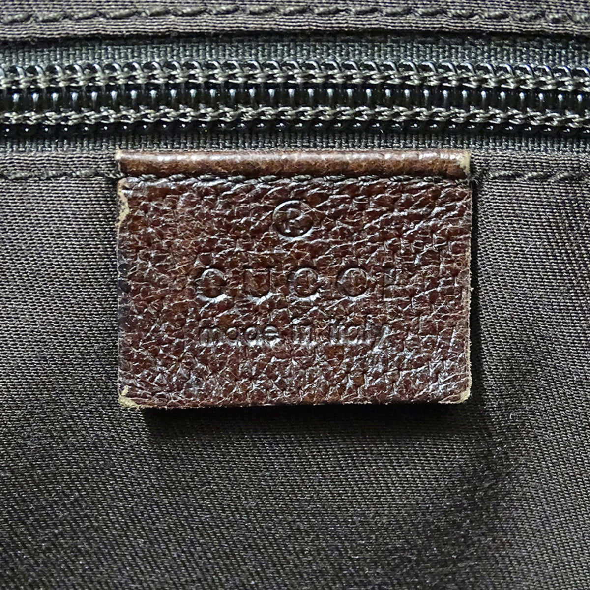 Gucci Beige Brown Gg Canvas Handbag Shoulder Bag (Pre-Owned)