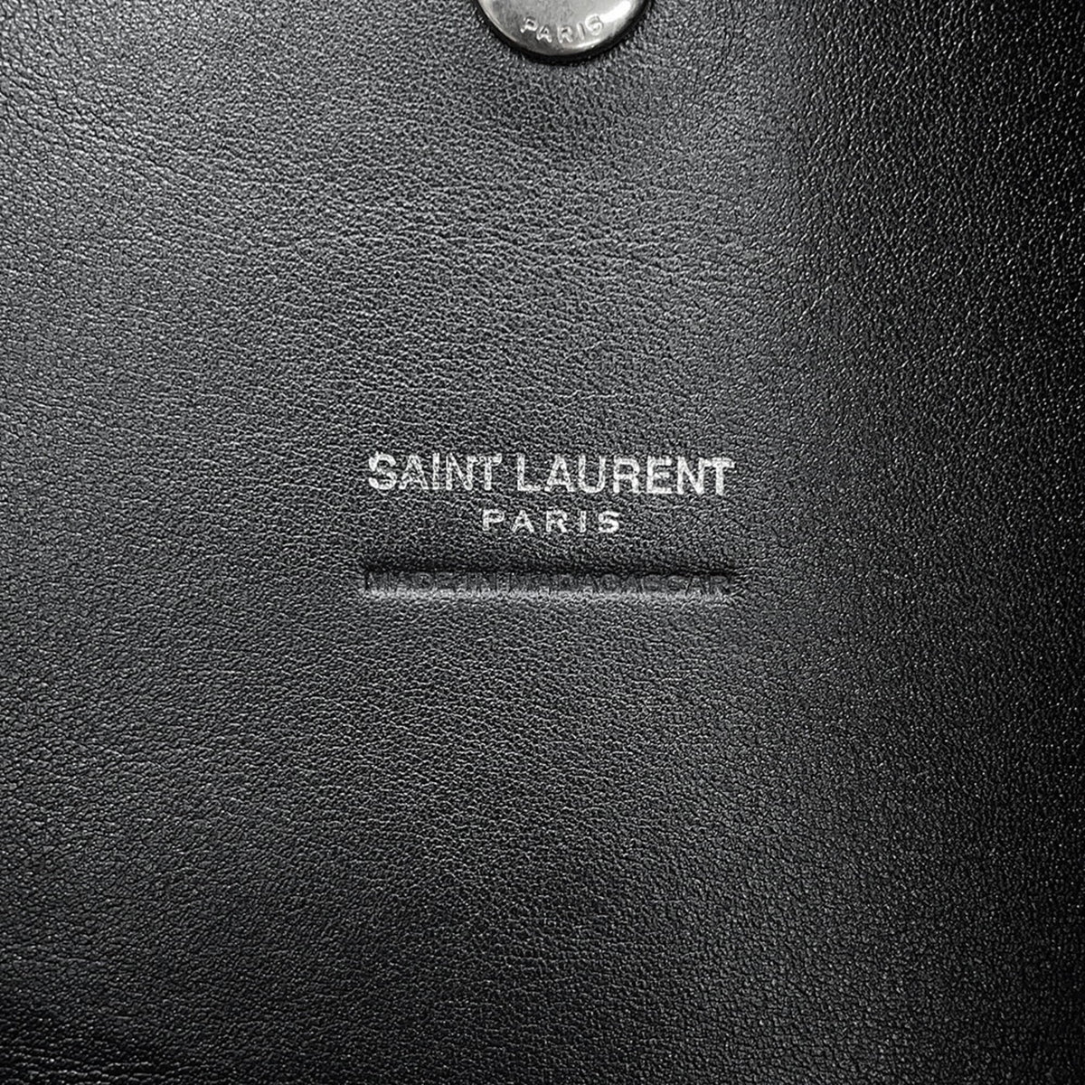 Yves Saint Laurent Black Raffia Handbag Tote Bag (Pre-Owned)
