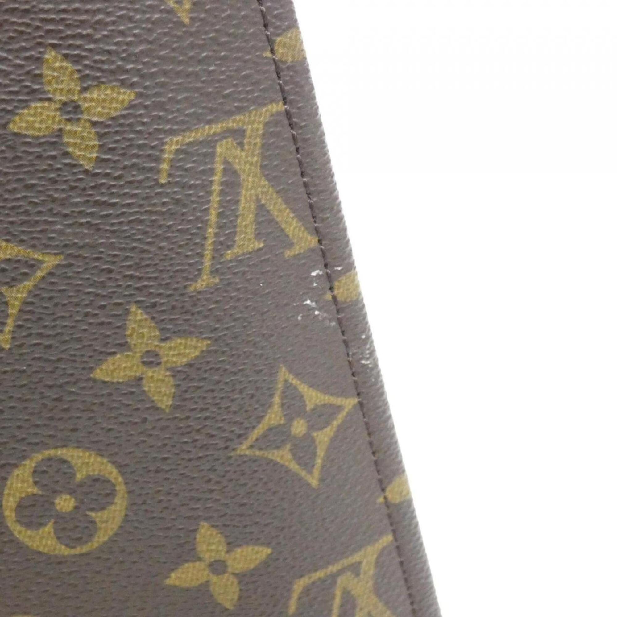 Louis Vuitton Brown Coated Canvas Handbag (Pre-Owned)