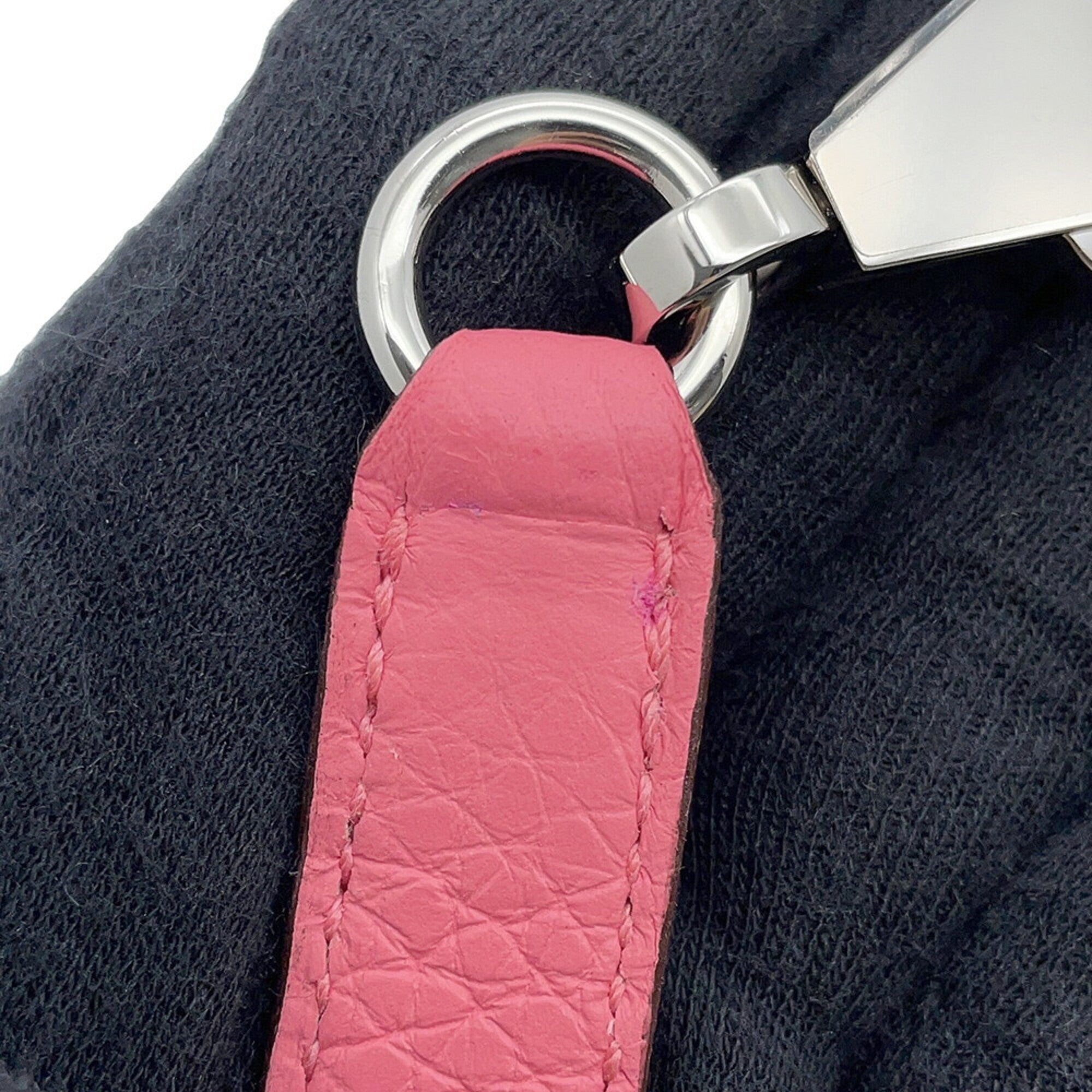 Hermes Bolide Rose Azalee Taurillon Clemence Leather Handbag Shoulder Bag (Pre-Owned)