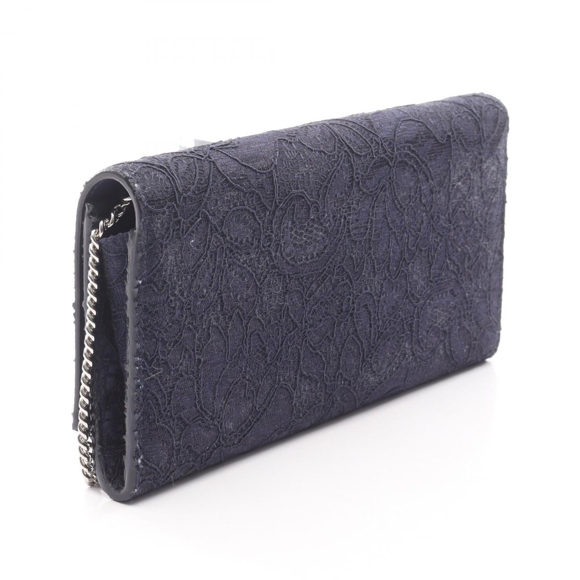 Jimmy Choo Navy Handbag Shoulder Bag (Pre-Owned)