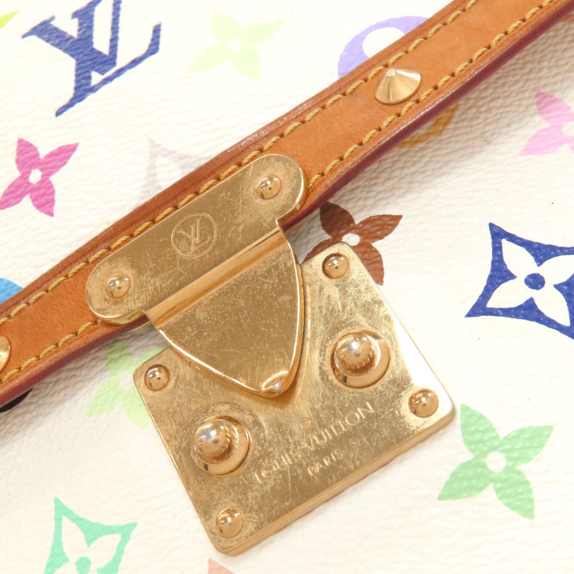 Louis Vuitton Blanc Monogram Multicolore Shoulder Bag (Pre-Owned)