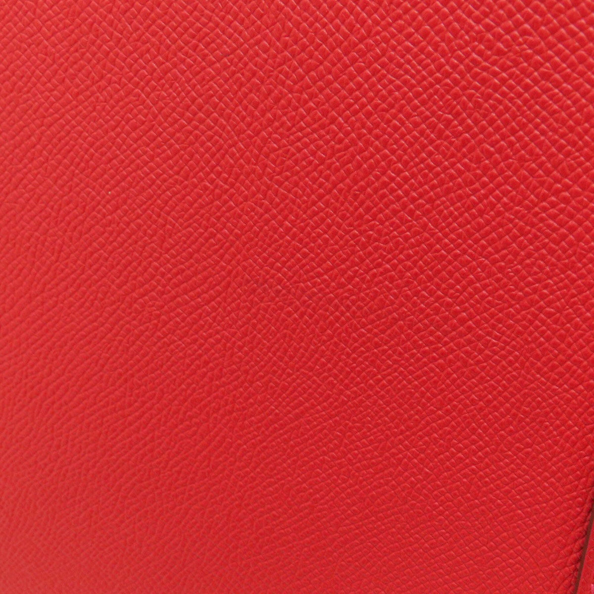 Hermes Red Color Rouge Casaque Epsom Leather Handbag (Pre-Owned)