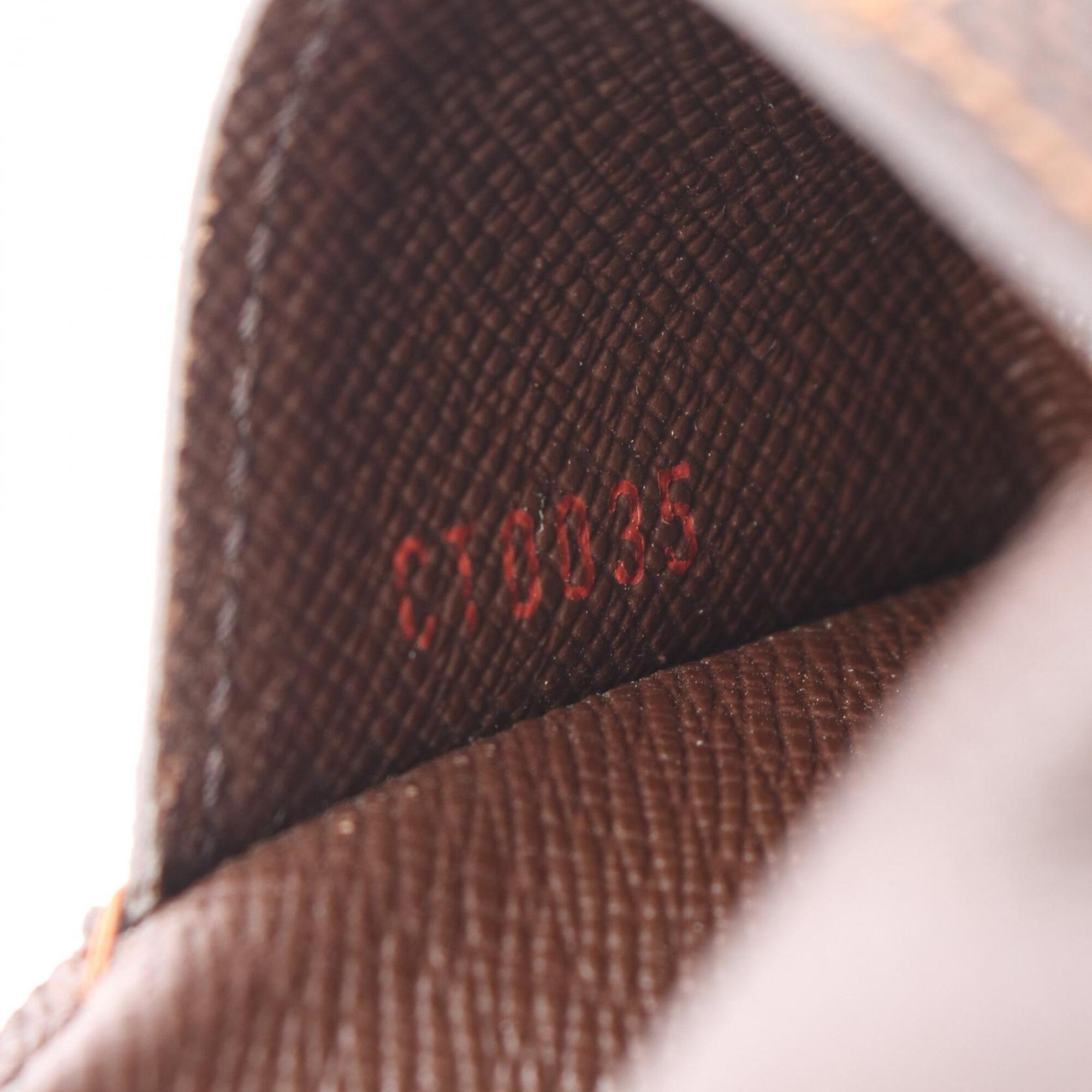 Louis Vuitton Brown Ebene Coated Canvas Coin Purse/Coin Case (Pre-Owned)