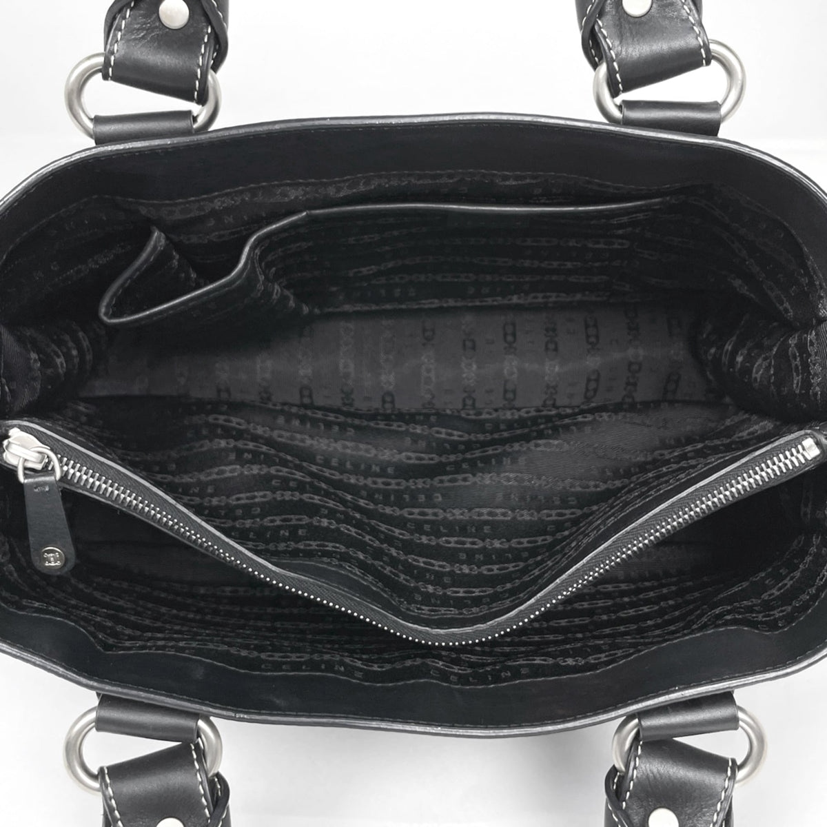 Celine Boogie Black Leather Handbag (Pre-Owned)