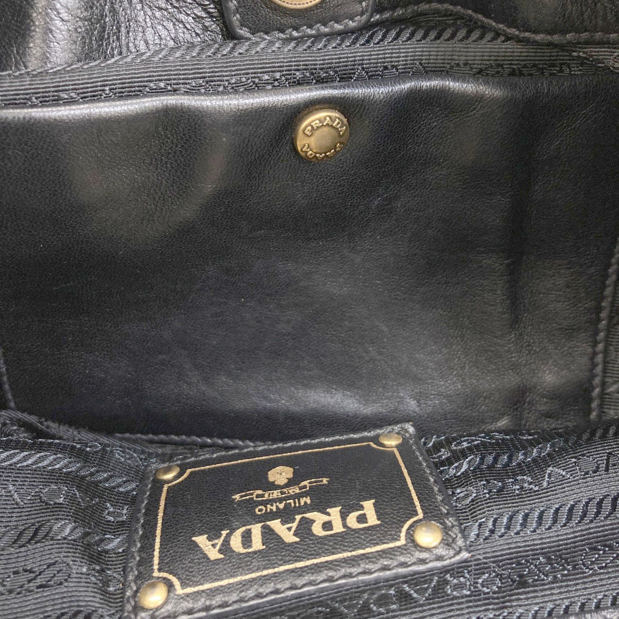 Prada Black Nylon Tote Bag (Pre-Owned)