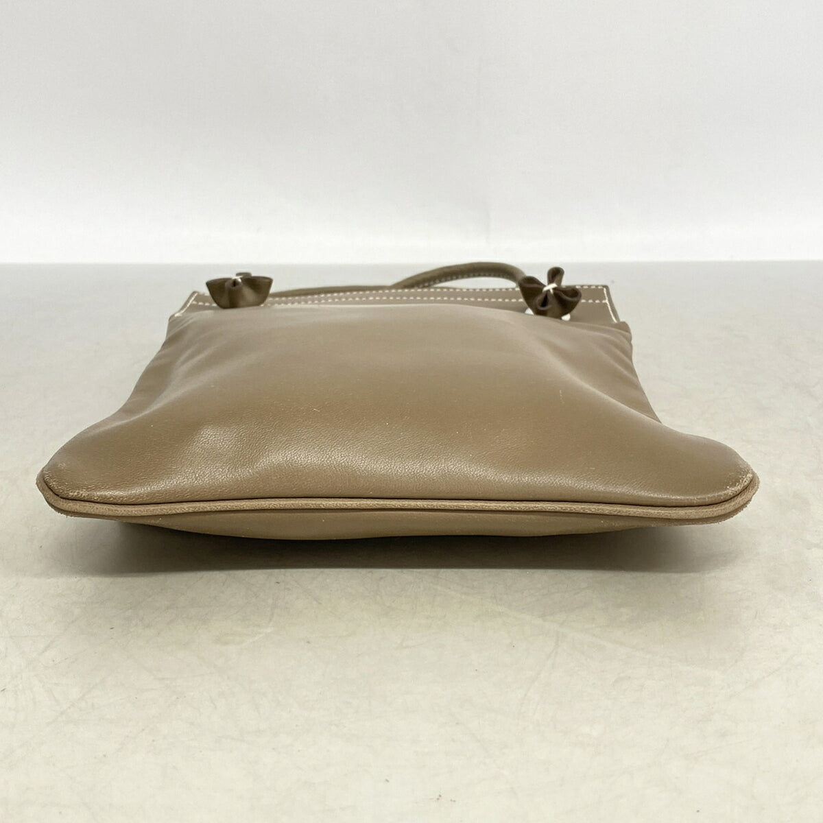 Hermes Etoupe Gray Swift Leather Shoulder Bag (Pre-Owned)
